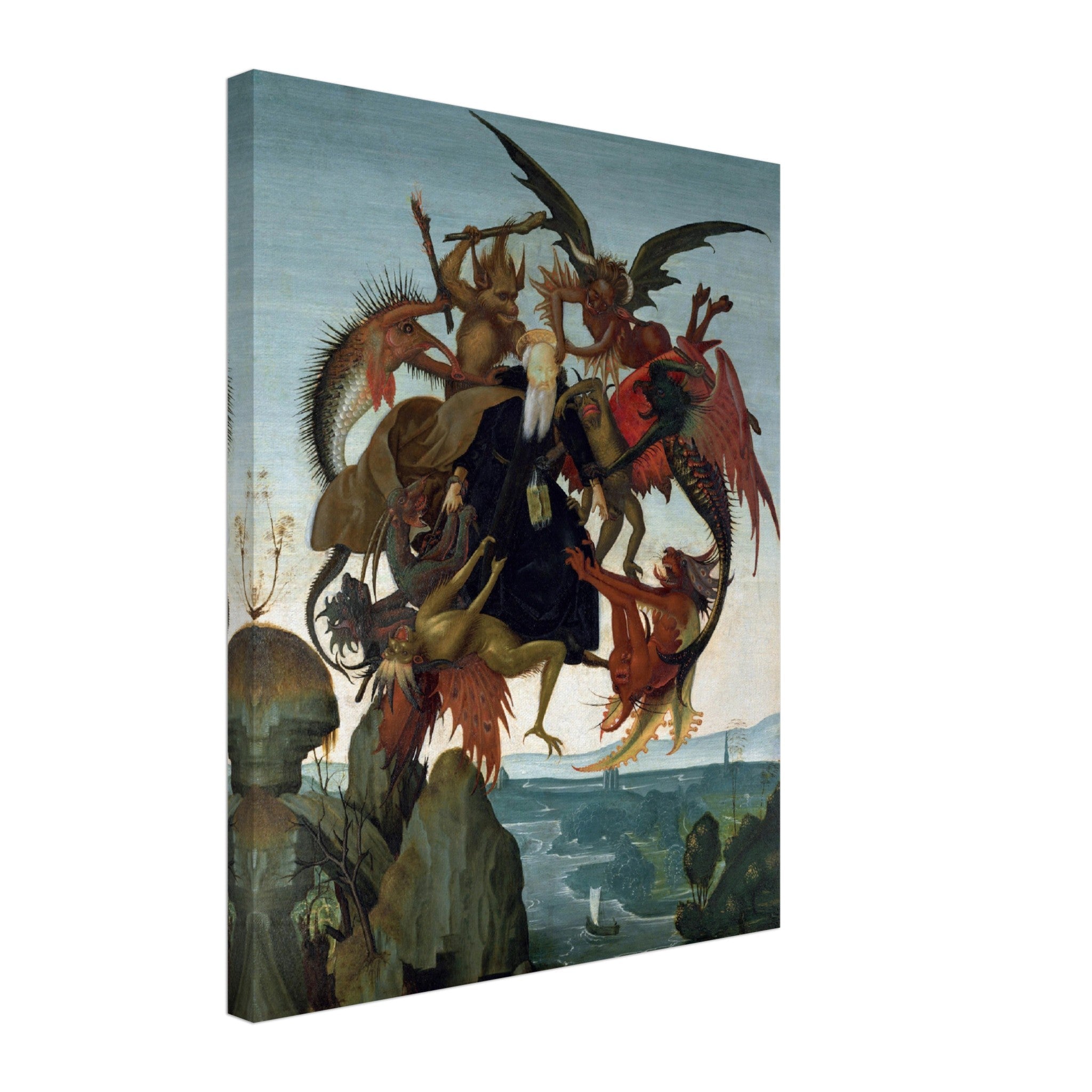 Michelangelo Canvas Print Torment Of Saint Anthony Canvas - WallArtPrints4U