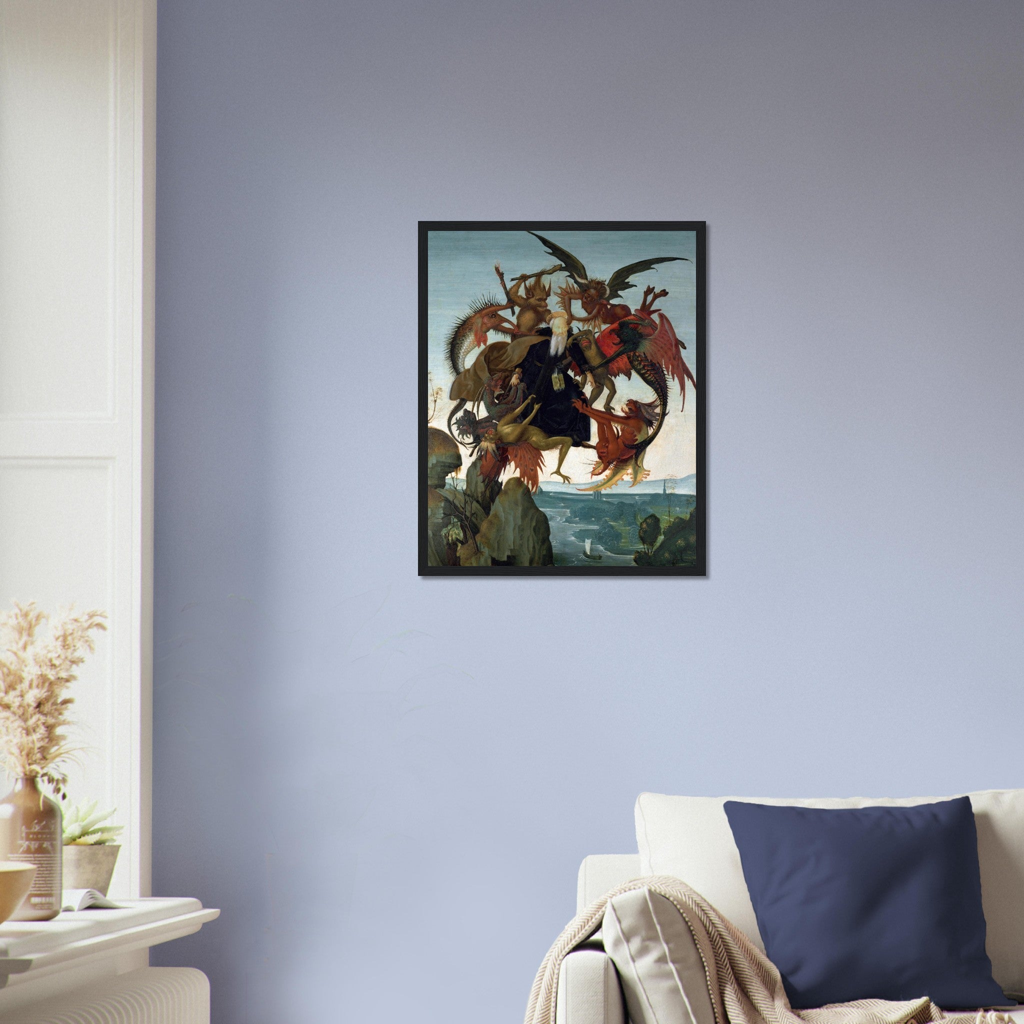 Michelangelo Framed Print Torment Of Saint Anthony Framed - WallArtPrints4U