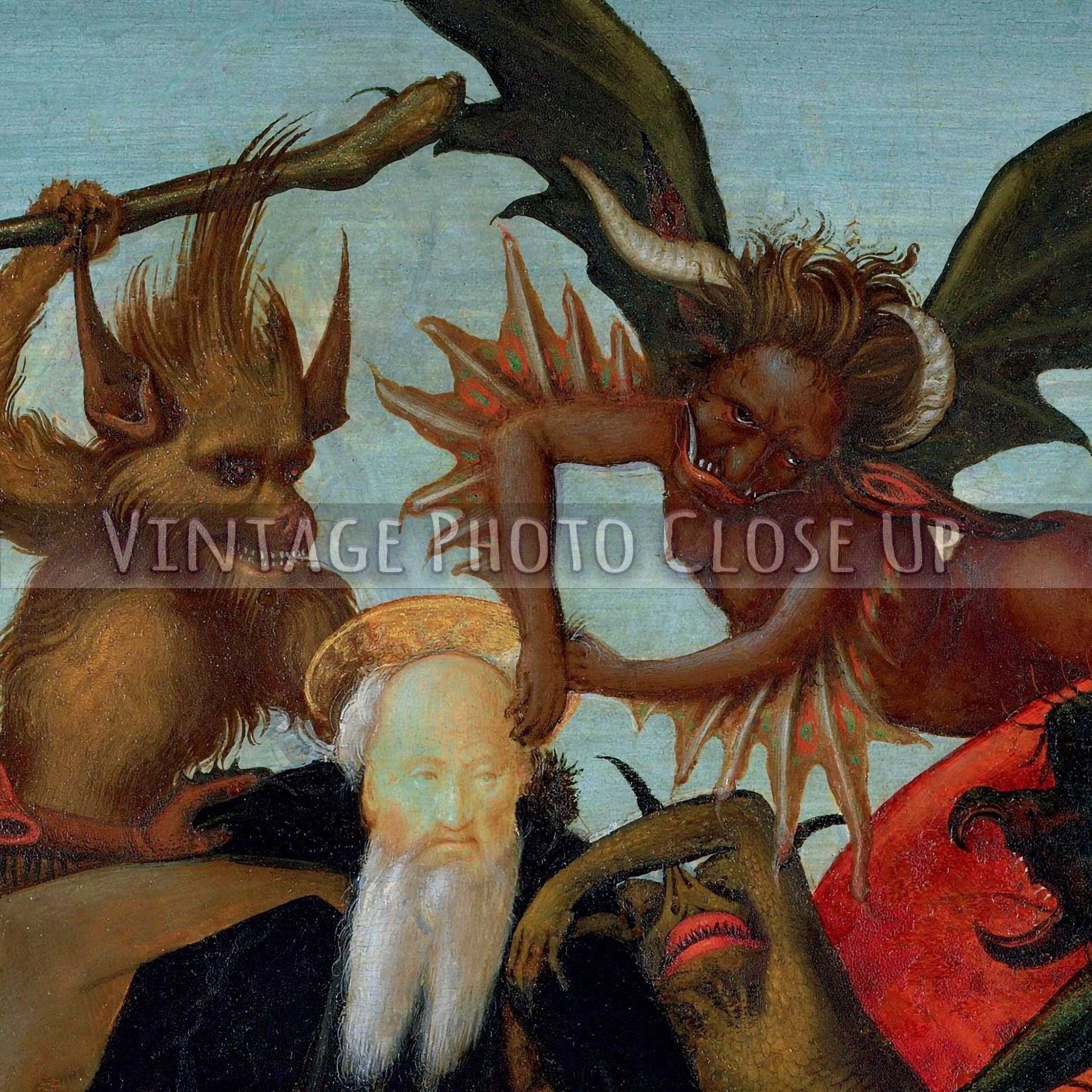 Michelangelo Poster Print Torment Of Saint Anthony Poster - WallArtPrints4U