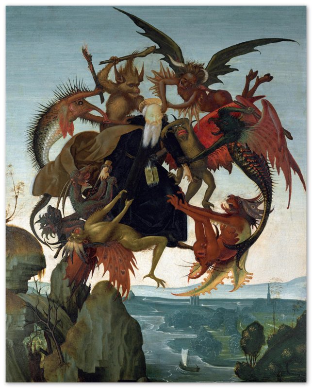 Michelangelo Poster Print Torment Of Saint Anthony Poster - WallArtPrints4U