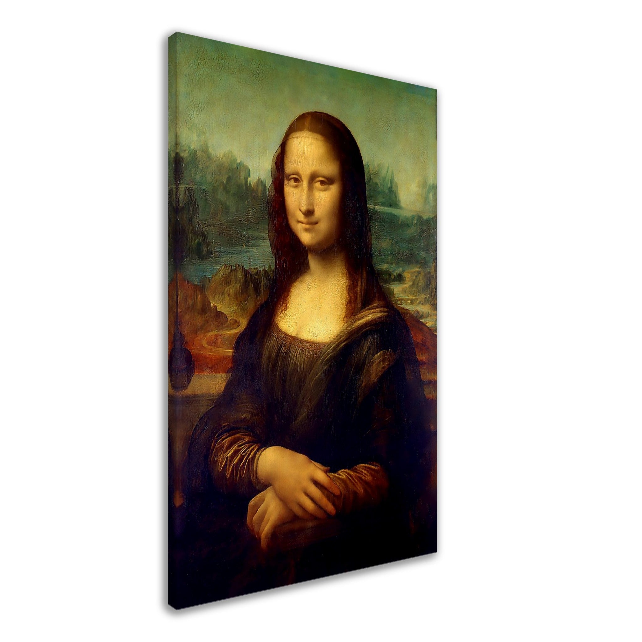 Mona Lisa Canvas, Leonardo Da Vinci - Mona Lisa Canvas Print - ReCanvas Print - WallArtPrints4U