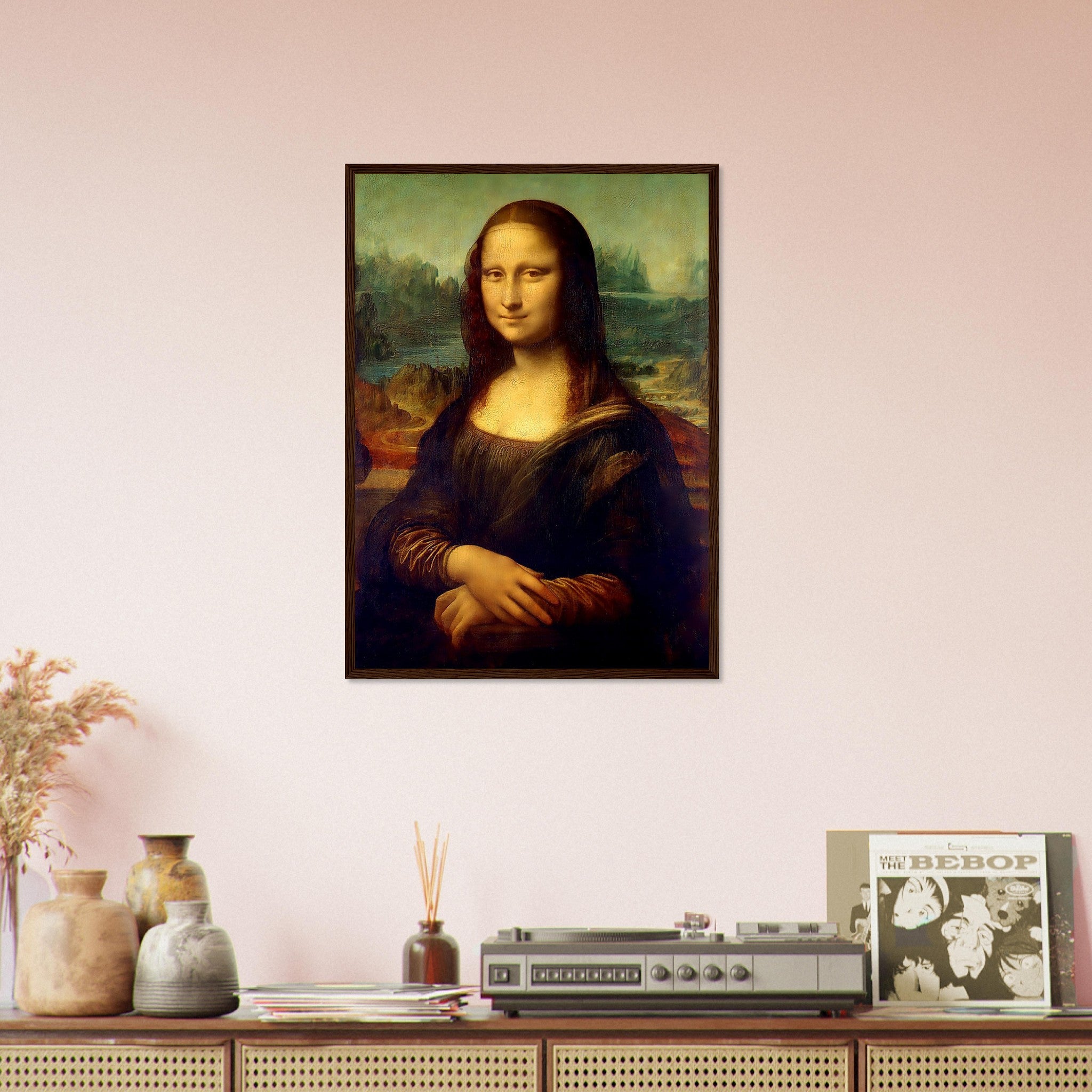Mona Lisa Framed, Leonardo Da Vinci - Mona Lisa Framed Print - ReFramed Print - WallArtPrints4U