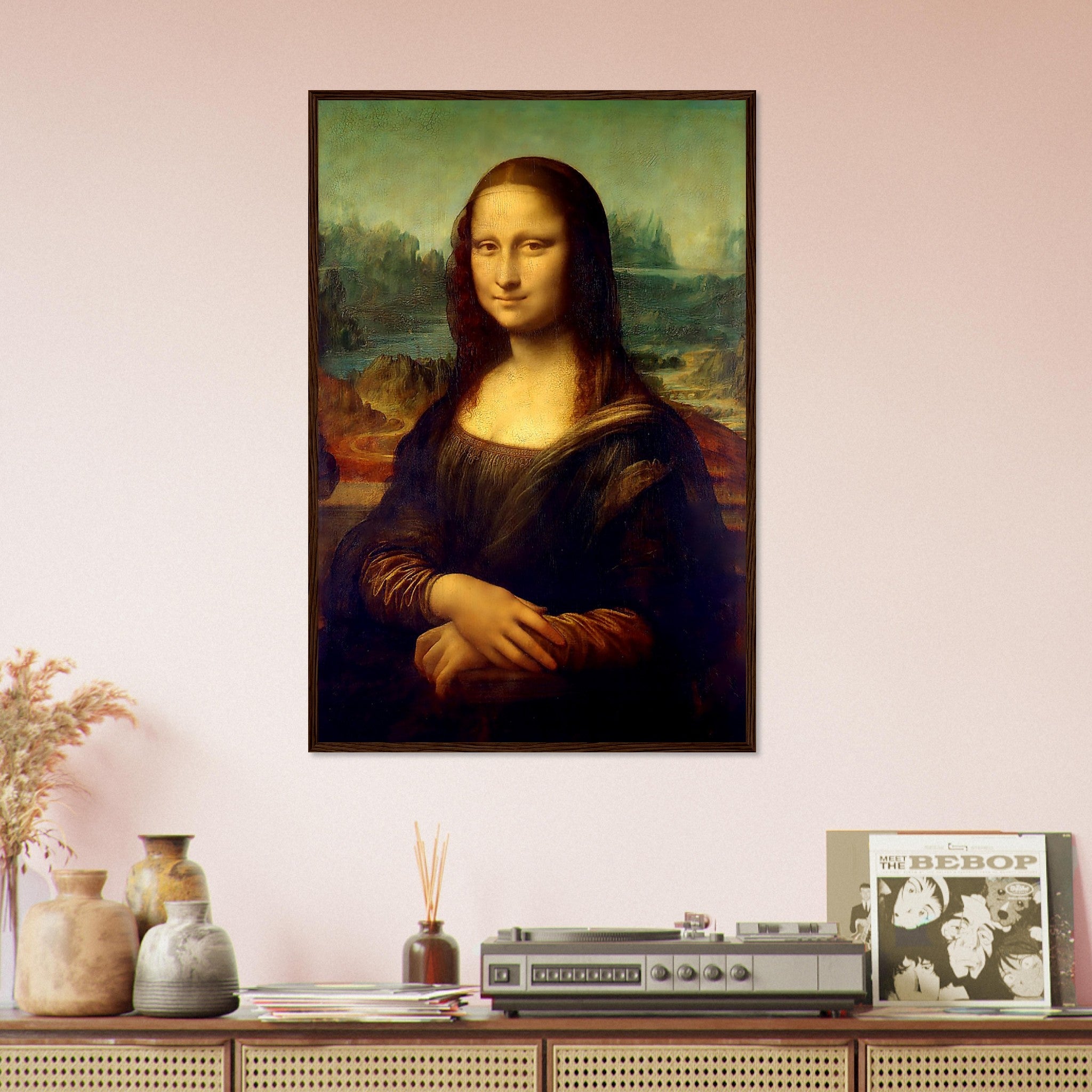 Mona Lisa Framed, Leonardo Da Vinci - Mona Lisa Framed Print - ReFramed Print - WallArtPrints4U