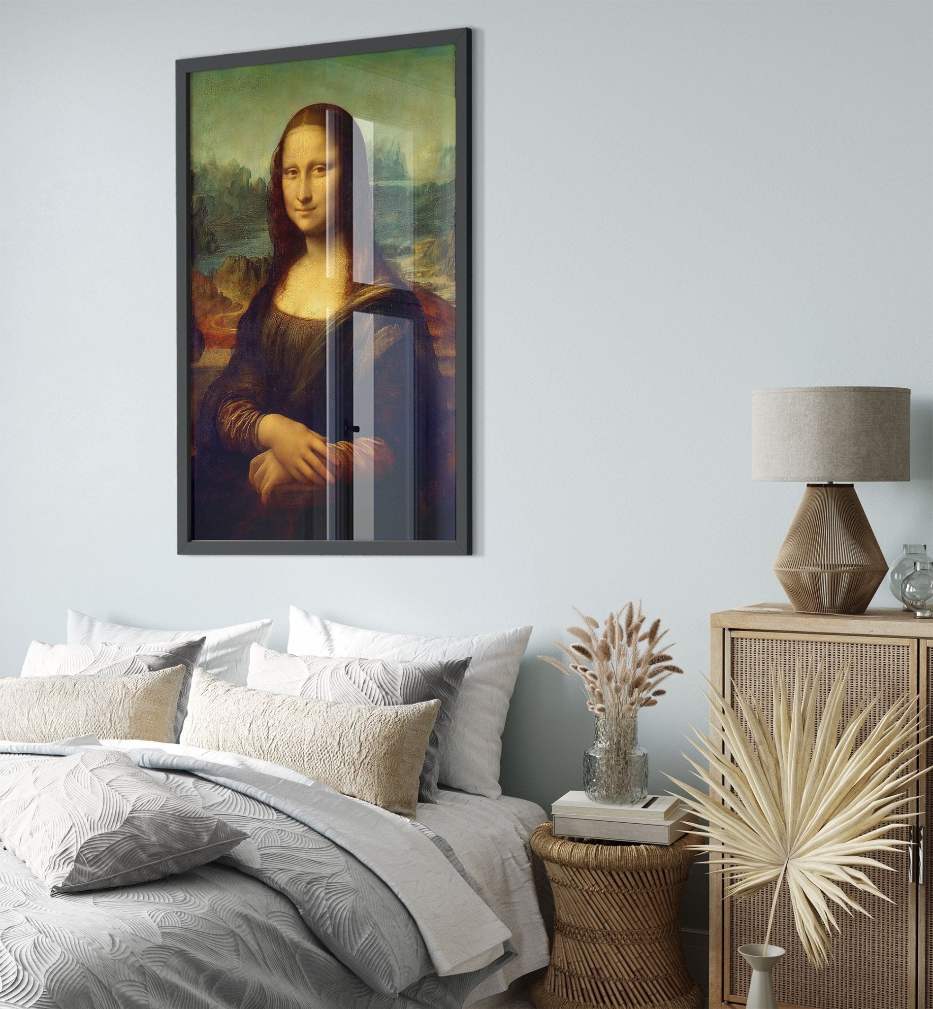 Mona Lisa Framed, Leonardo Da Vinci - Mona Lisa Framed Print - ReFramed Print - WallArtPrints4U