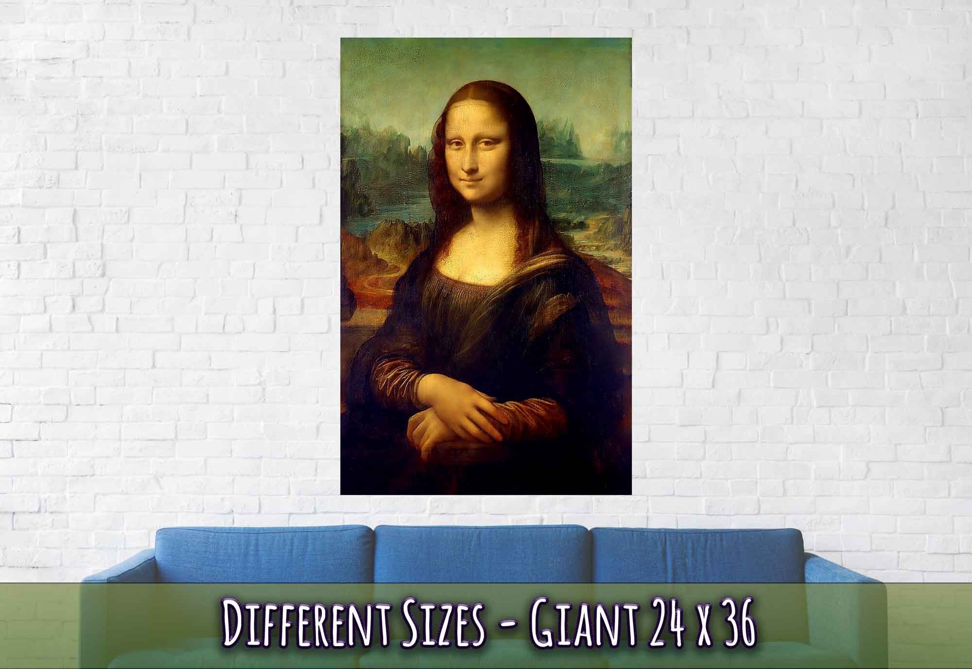 Mona Lisa Poster, Leonardo Da Vinci - Mona Lisa Print - Reprint - WallArtPrints4U