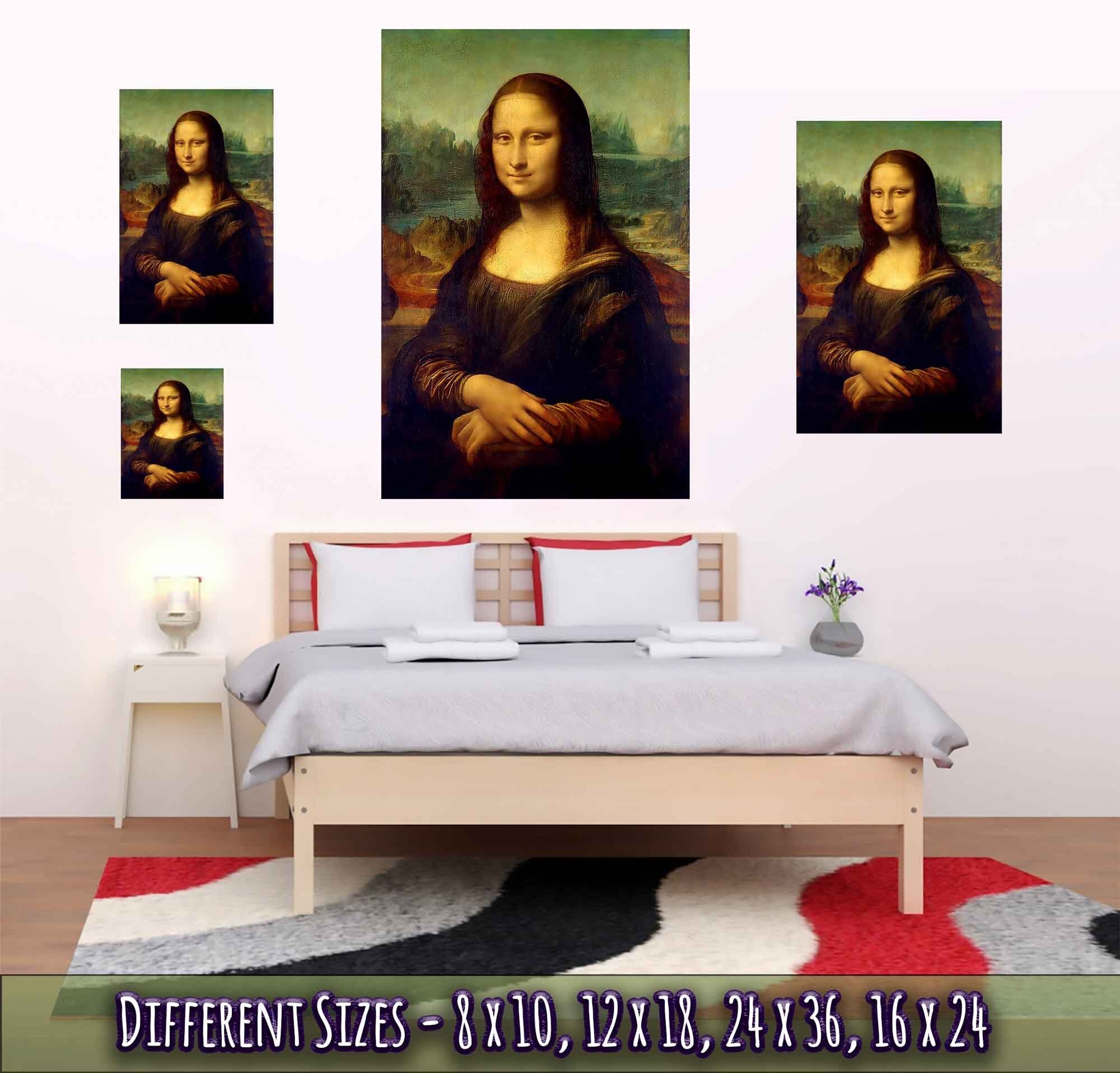 Mona Lisa Poster, Leonardo Da Vinci - Mona Lisa Print - Reprint - WallArtPrints4U