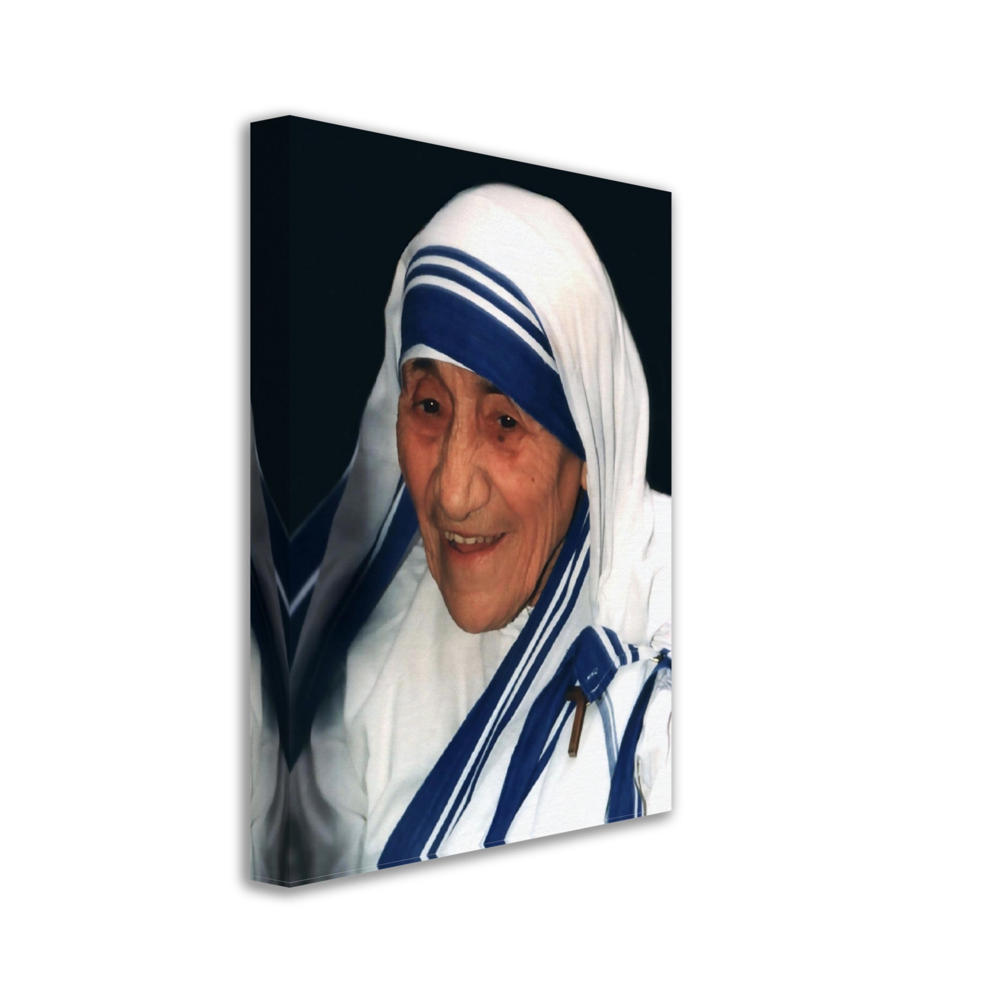 Mother Teresa Canvas, Missionary, Saint, Vintage Photo - Iconic Mother Teresa Canvas Print - Missionaries Of Charity - WallArtPrints4U