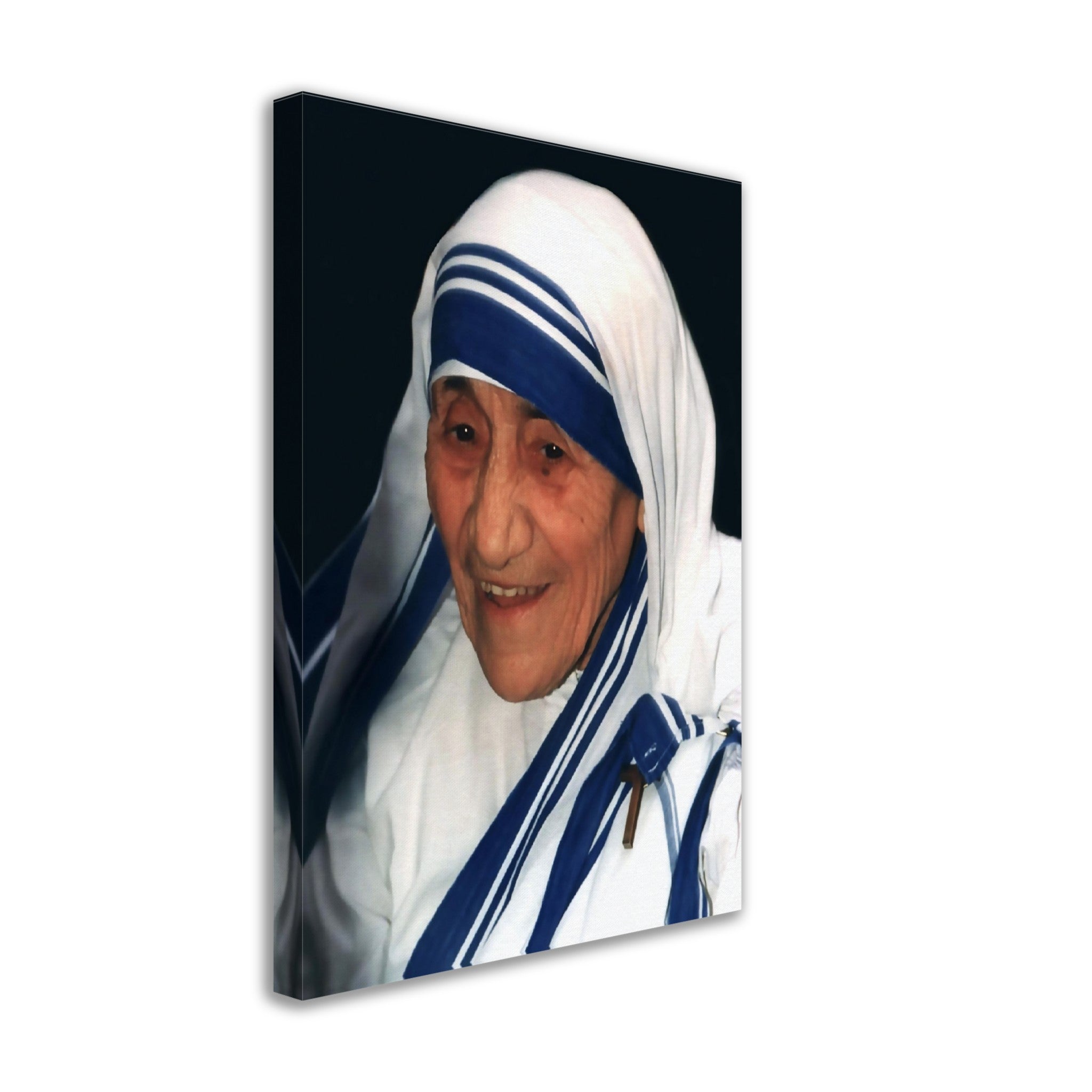 Mother Teresa Canvas, Missionary, Saint, Vintage Photo - Iconic Mother Teresa Canvas Print - Missionaries Of Charity - WallArtPrints4U