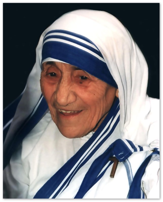 Mother Teresa Poster, Missionary, Saint, Vintage Photo - Iconic Mother Teresa Print - Missionaries Of Charity - WallArtPrints4U