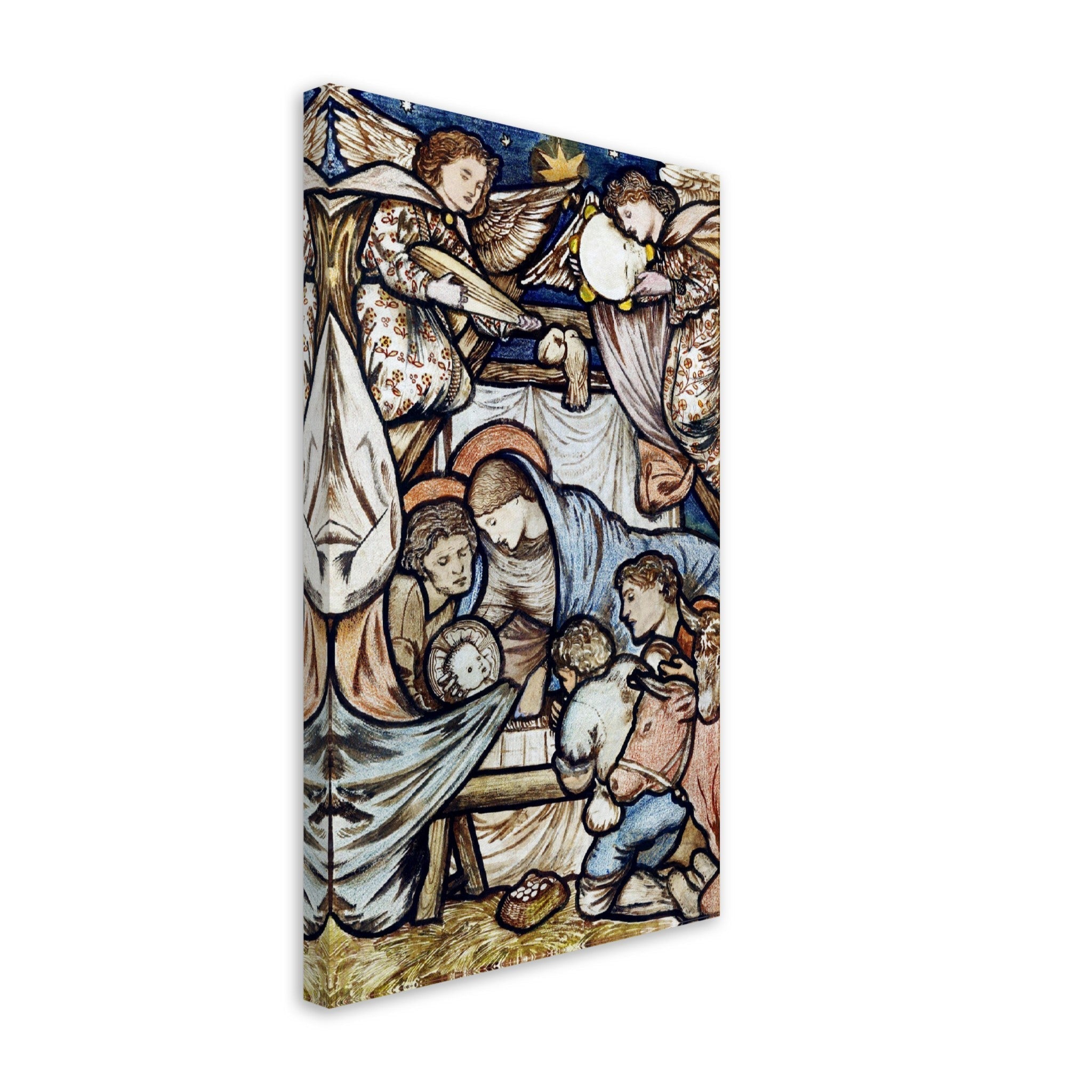 Nativity Scene Canvas Print Canvas Edward Burne Jones 1863 Vintage Canvas Print - WallArtPrints4U