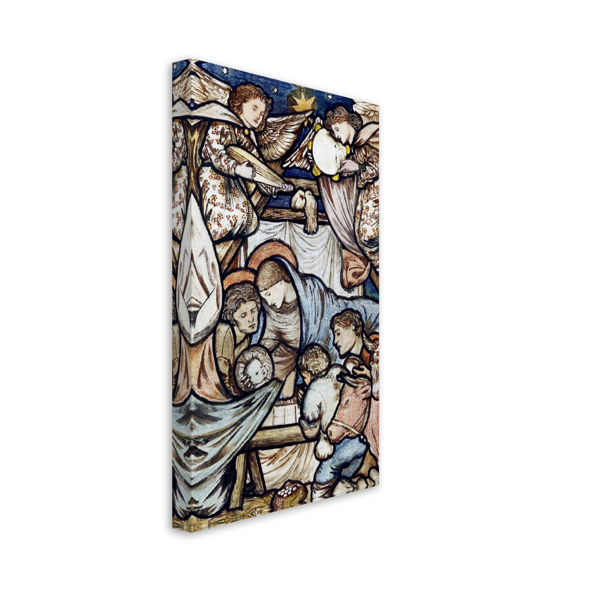 Nativity Scene Canvas Print Canvas Edward Burne Jones 1863 Vintage Canvas Print - WallArtPrints4U