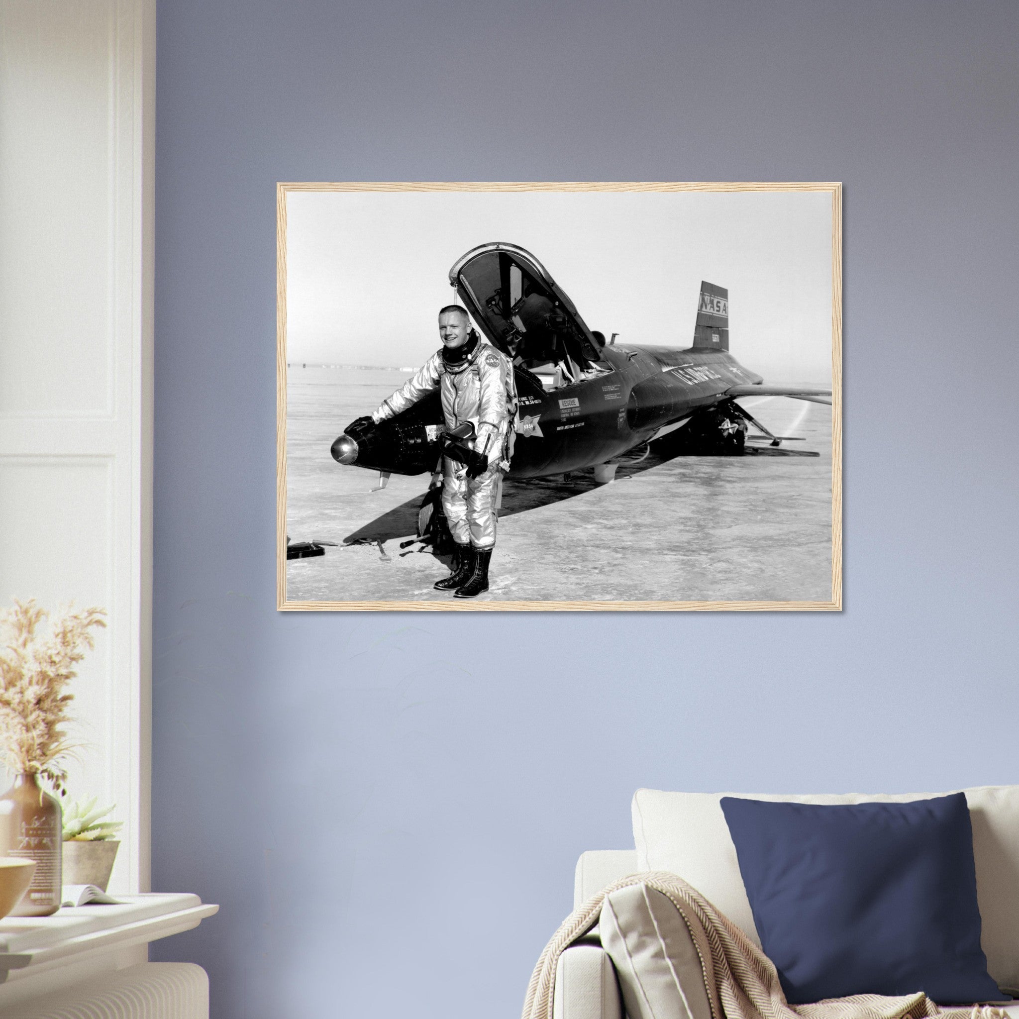 Neil Armstrong Framed, X15 Pilot Research Rocket Powered Flight Neil Armstrong Pilot Framed Print - WallArtPrints4U