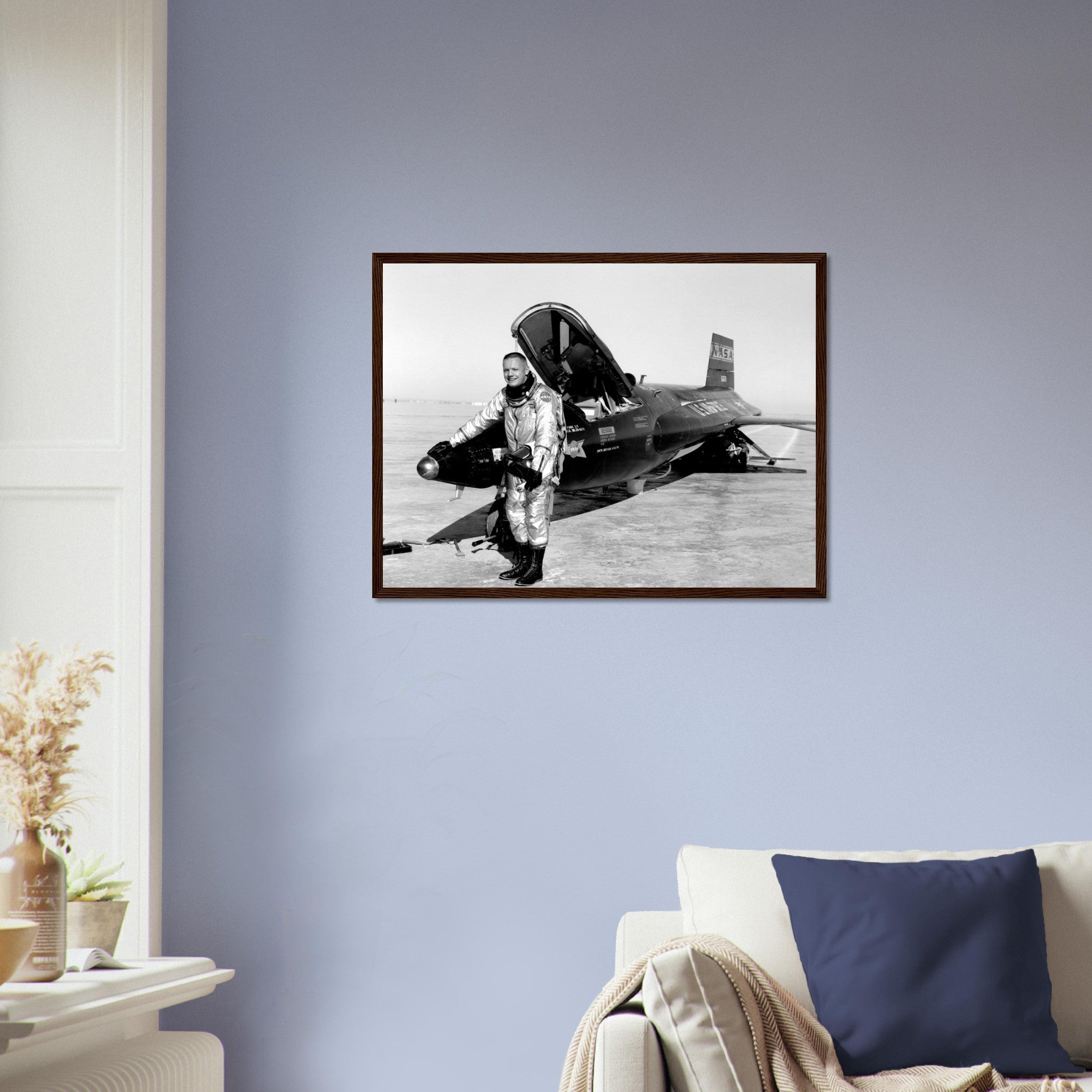 Neil Armstrong Framed, X15 Pilot Research Rocket Powered Flight Neil Armstrong Pilot Framed Print - WallArtPrints4U