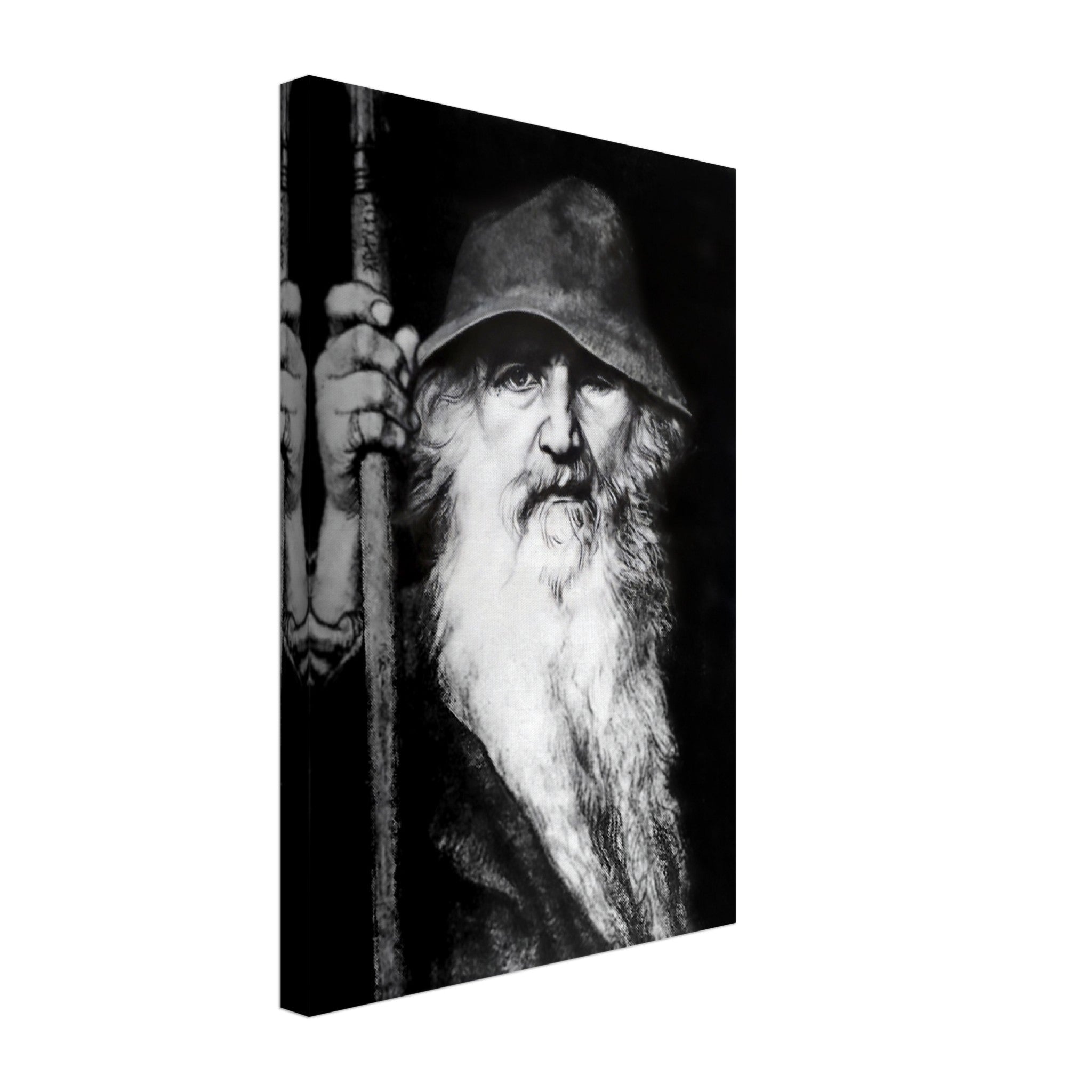 Odin Canvas Canvas Print - Odin Norse God Of Wisdom, War And Magic - Odin The Wanderer - WallArtPrints4U