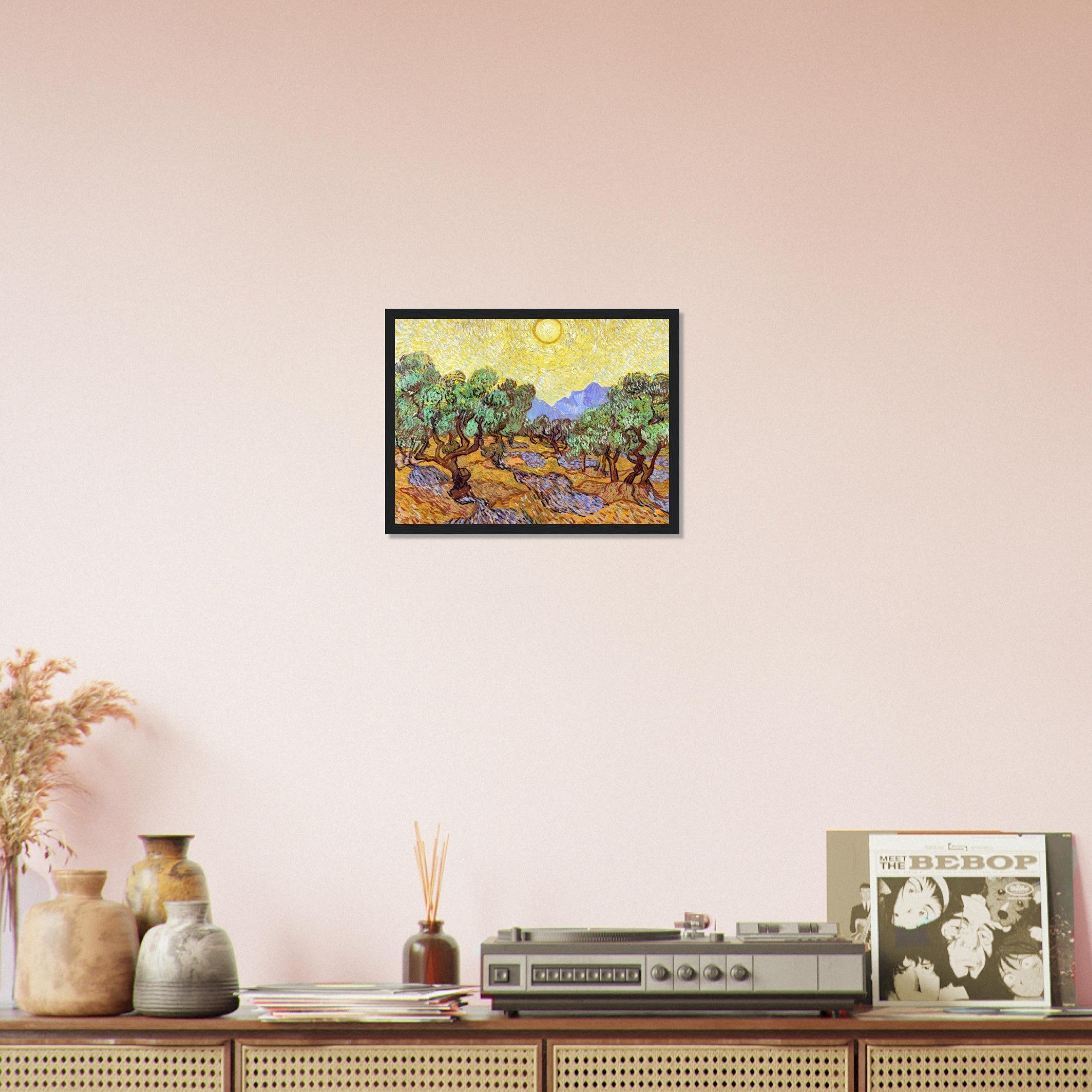 Olive Trees Framed Print, Vincent Van Gogh 1889 Vintage Fall Tree Framed - WallArtPrints4U