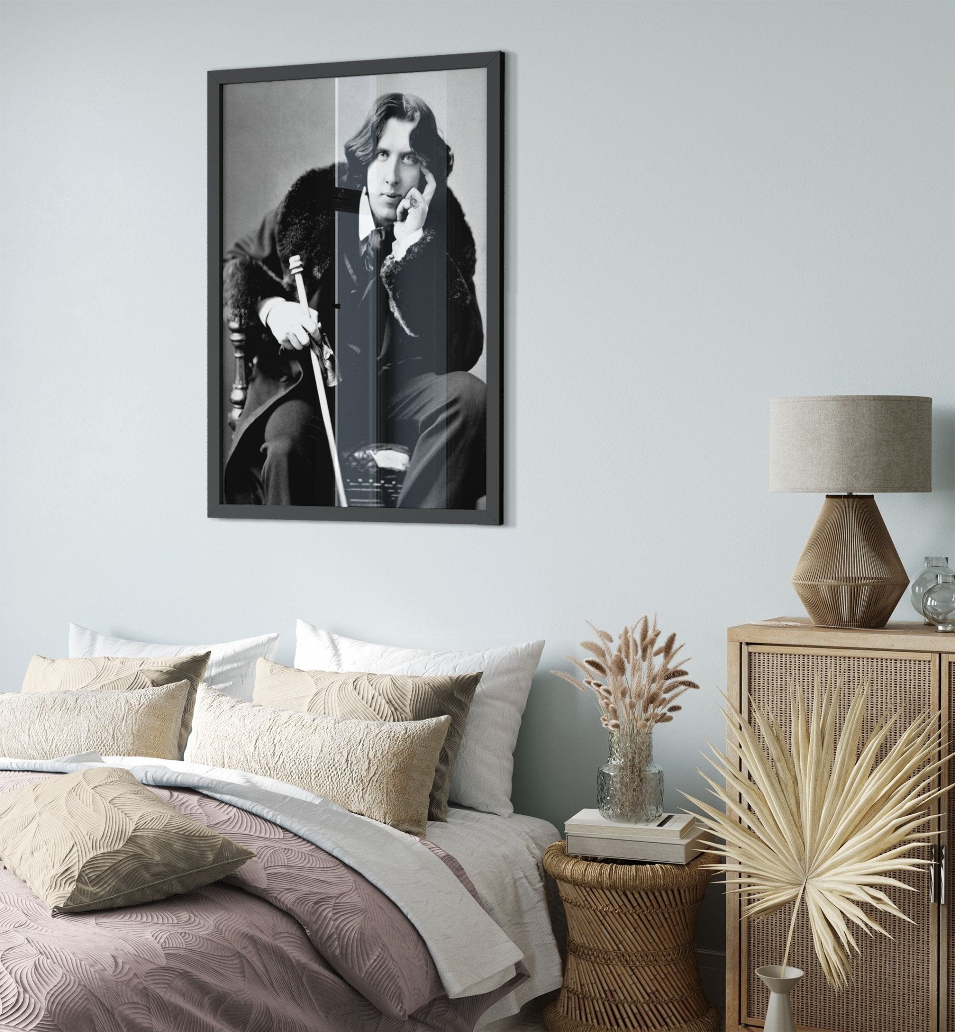 Oscar Wilde Framed, Irish Poet Vintage Photo, Oscar Wilde Framed Print - WallArtPrints4U