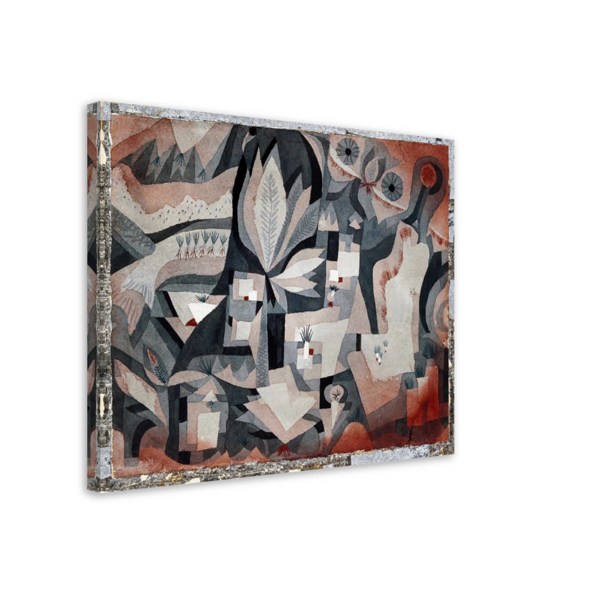Paul Klee Dry Cooler Canvas Print, Abstract Art Canvas, Paul Klee Canvass - WallArtPrints4U