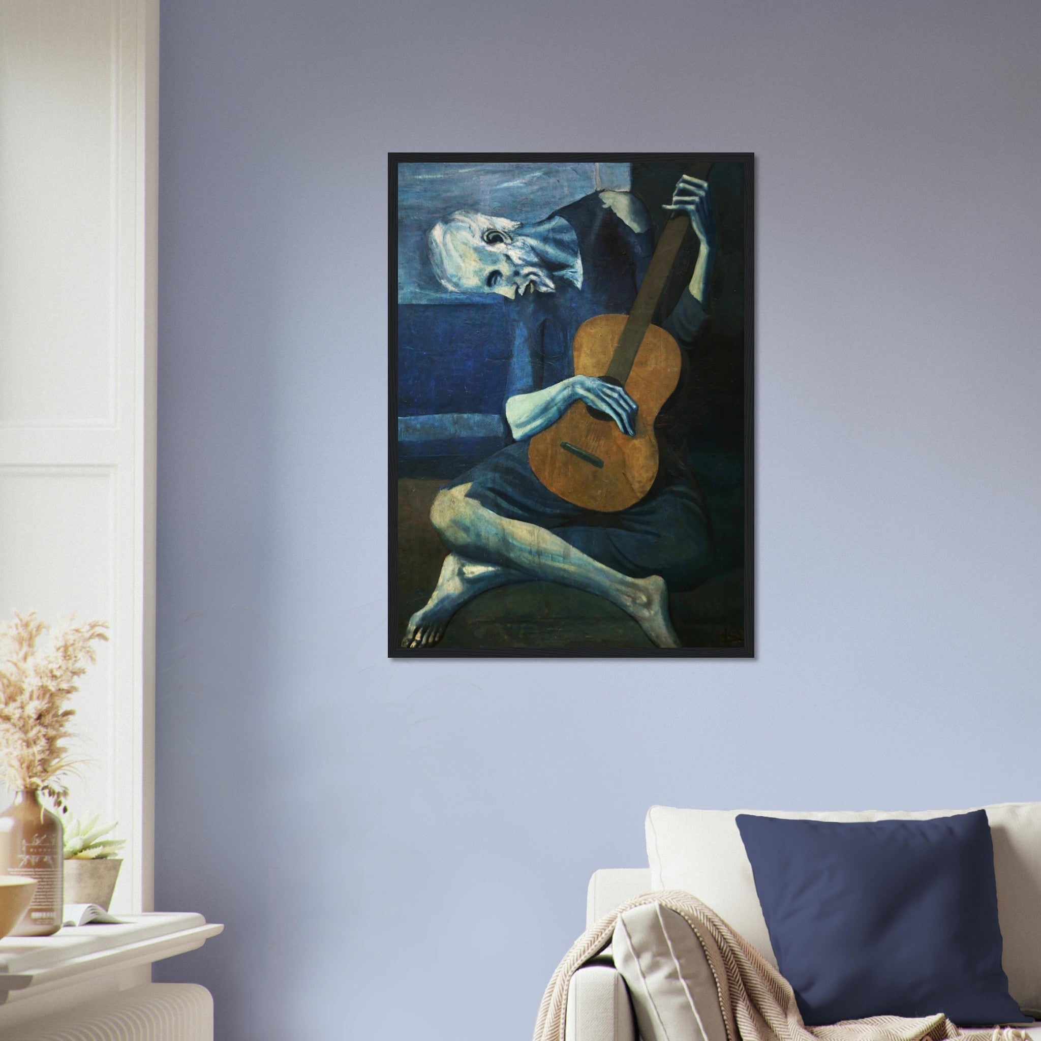 Picasso Framed Print, The Old Guitarist - Picasso Print, Pablo Picasso 1904 - WallArtPrints4U
