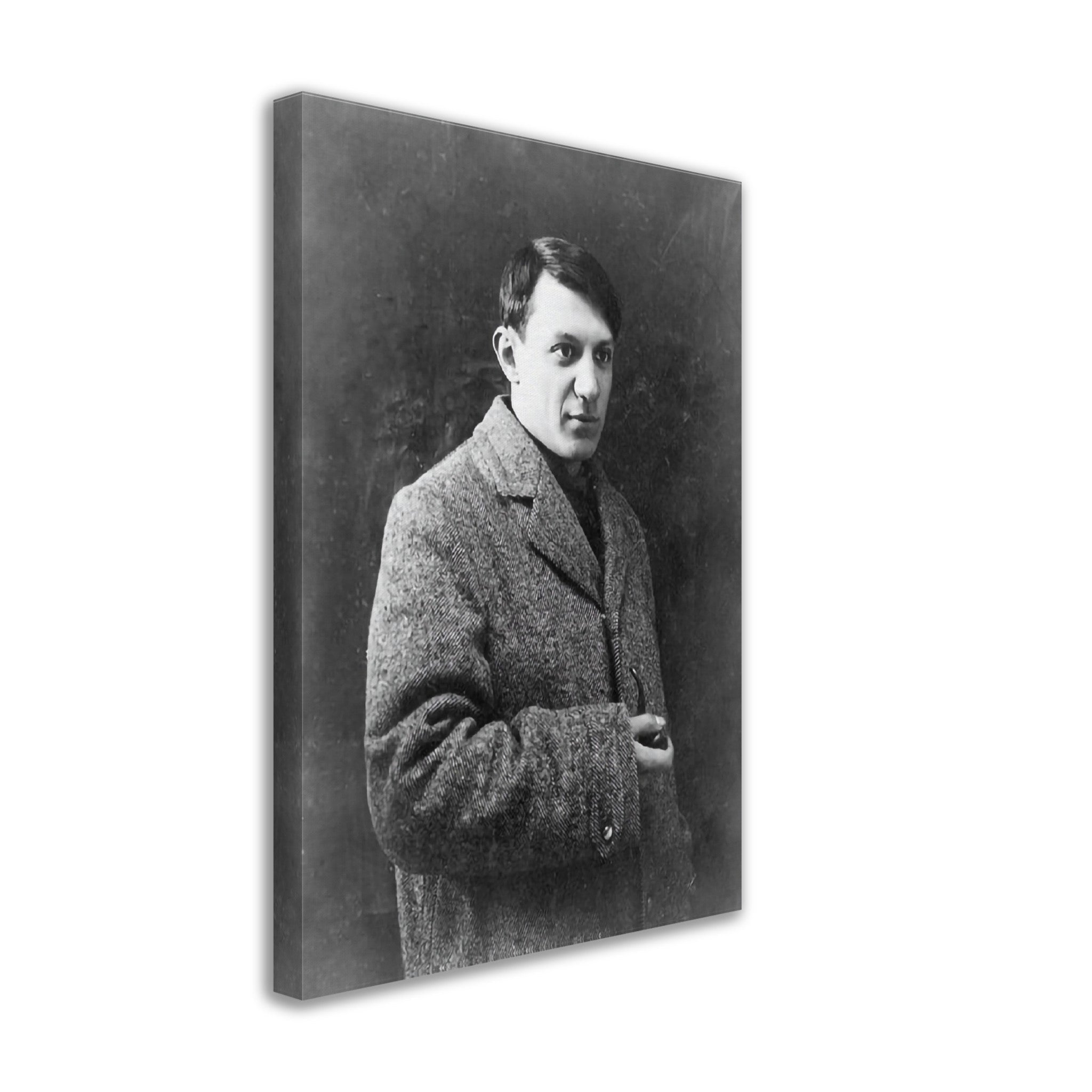 Picasso Portrait Canvas, Vintage Photo Portrait 1908, Picasso Canvas Print, Pablo Picasso - WallArtPrints4U