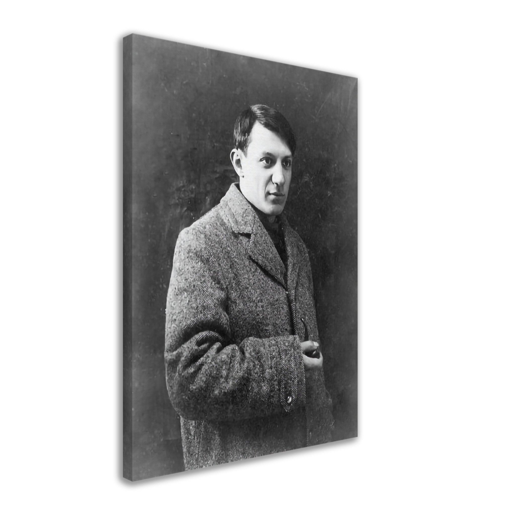 Picasso Portrait Canvas, Vintage Photo Portrait 1908, Picasso Canvas Print, Pablo Picasso - WallArtPrints4U