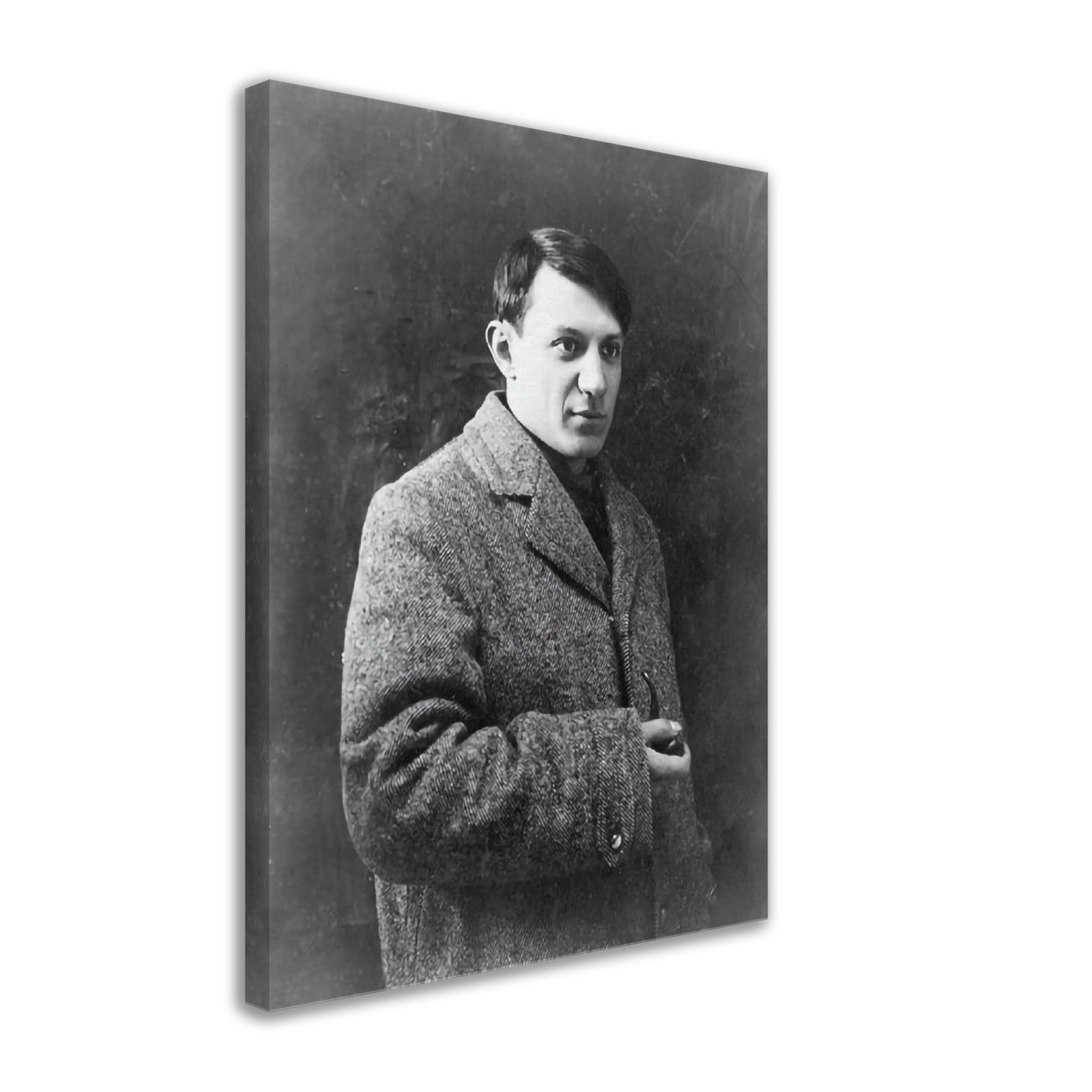 Picasso Portrait Canvas, Vintage Photo Portrait 1908, Picasso Canvas Print, Pablo Picasso - WallArtPrints4U