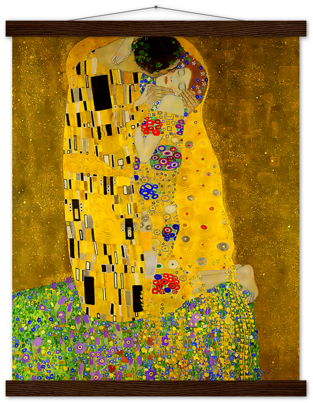 The Kiss Poster, Gustav Klimt - The Kiss Print 1907 - UK, EU USA Domestic Shipping