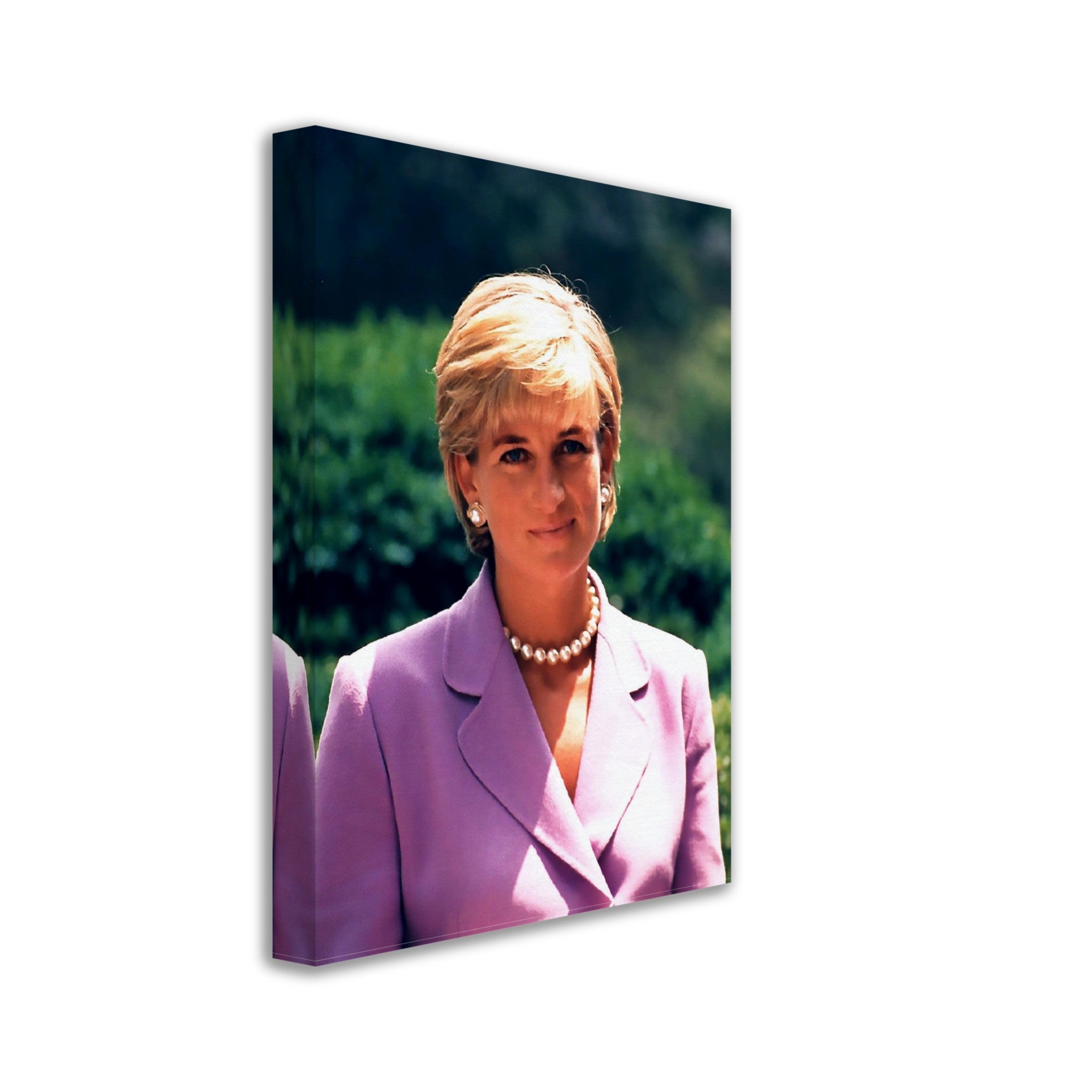 Princess Diana Canvas, Diana In Washington Dc, Vintage Photo Portrait - Princess Diana Canvas Print - WallArtPrints4U