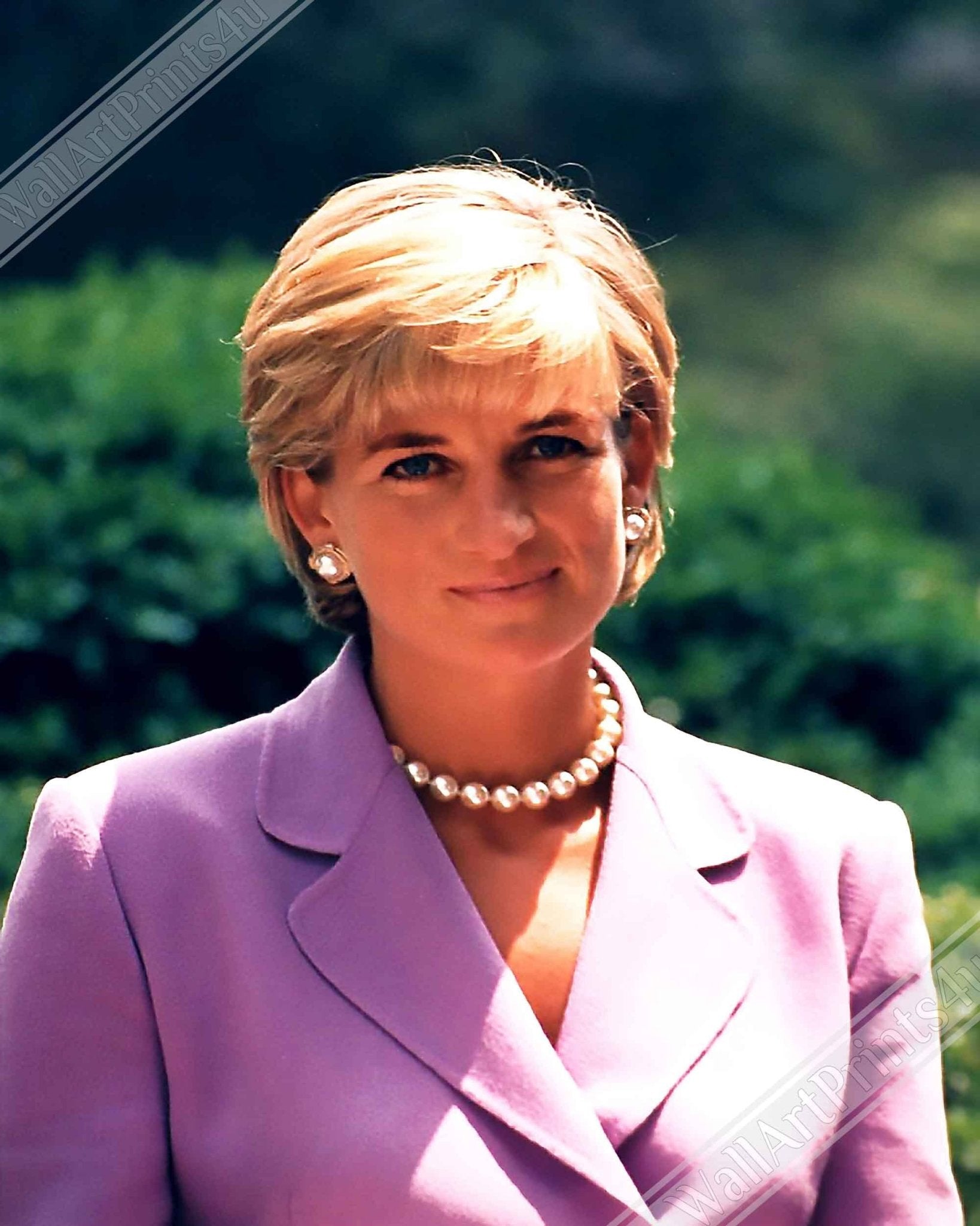 Princess Diana Canvas, Diana In Washington Dc, Vintage Photo Portrait - Princess Diana Canvas Print - WallArtPrints4U