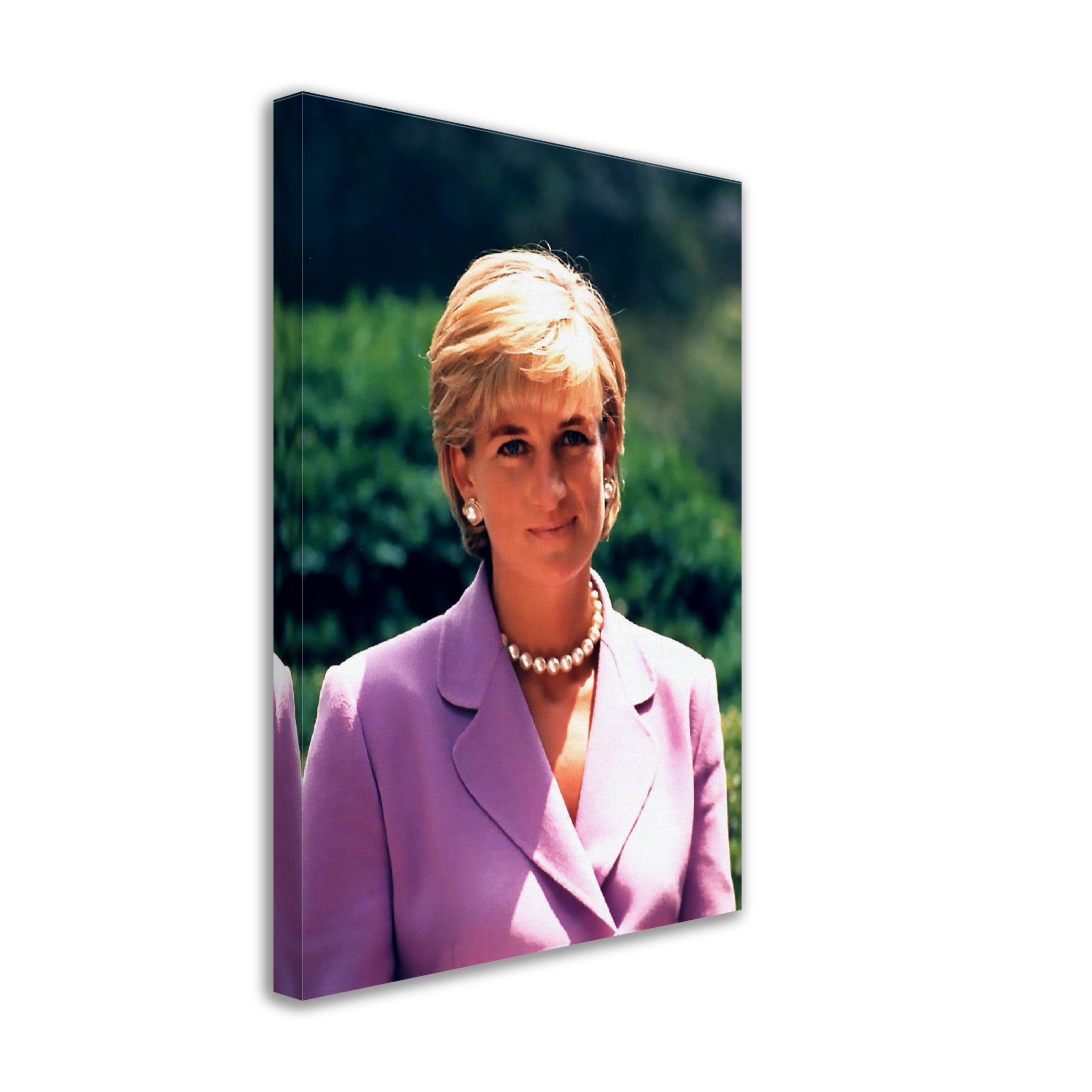 Princess Diana Canvas, Diana In Washington Dc, Vintage Photo Portrait - Princess Diana Canvas Print - WallArtPrints4U