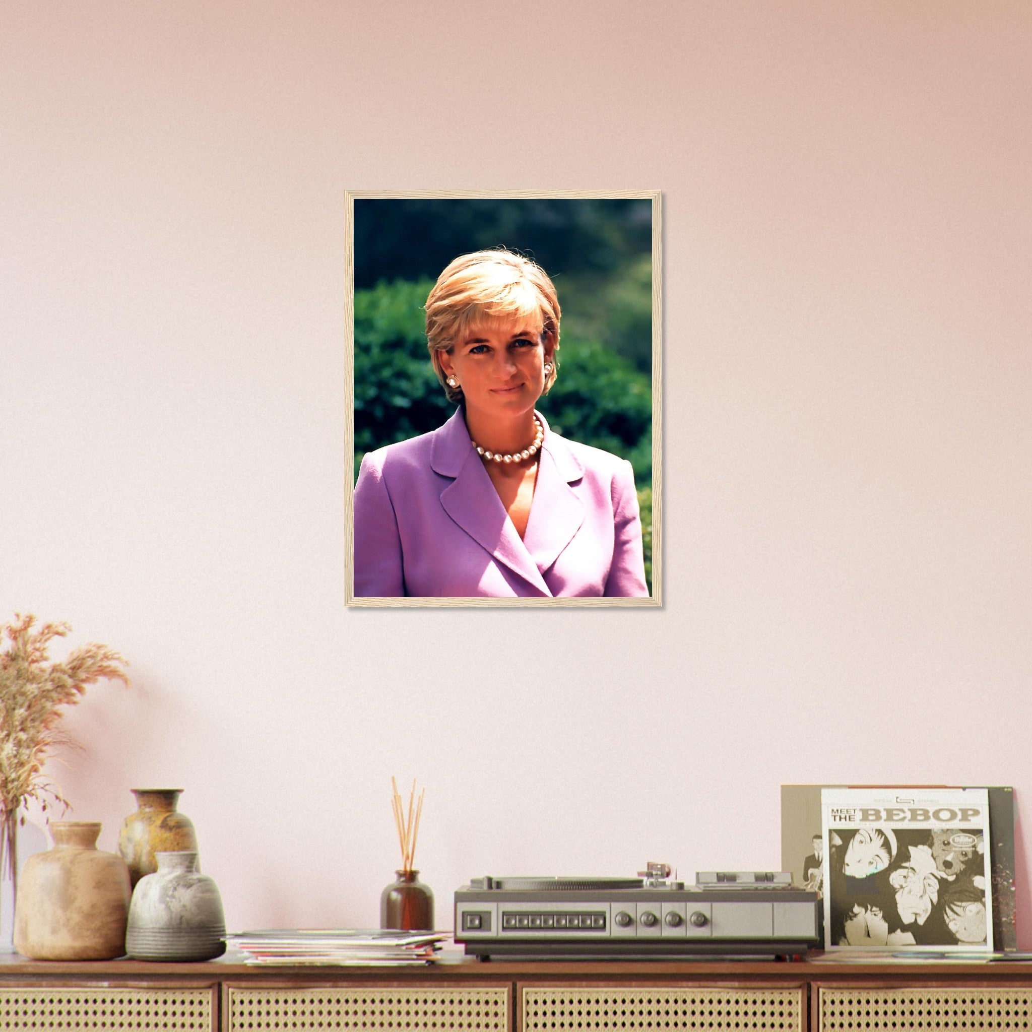 Princess Diana Framed, Diana In Washington Dc, Vintage Photo Portrait - Princess Diana Framed Print UK, EU USA Domestic Shipping - WallArtPrints4U