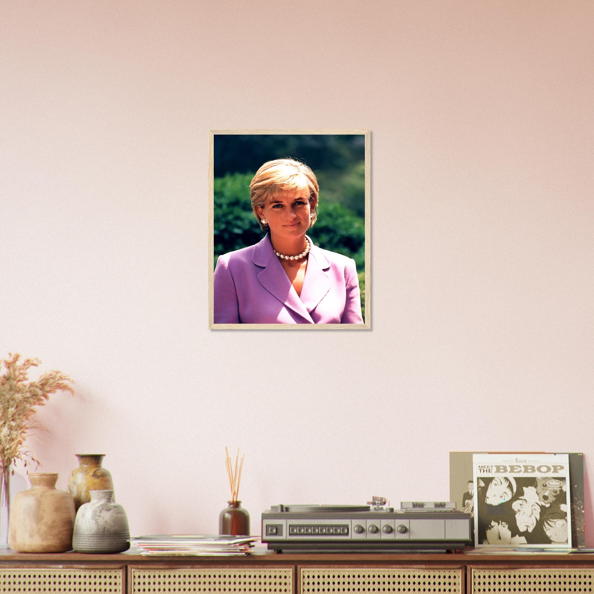 Princess Diana Framed, Diana In Washington Dc, Vintage Photo Portrait - Princess Diana Framed Print UK, EU USA Domestic Shipping - WallArtPrints4U