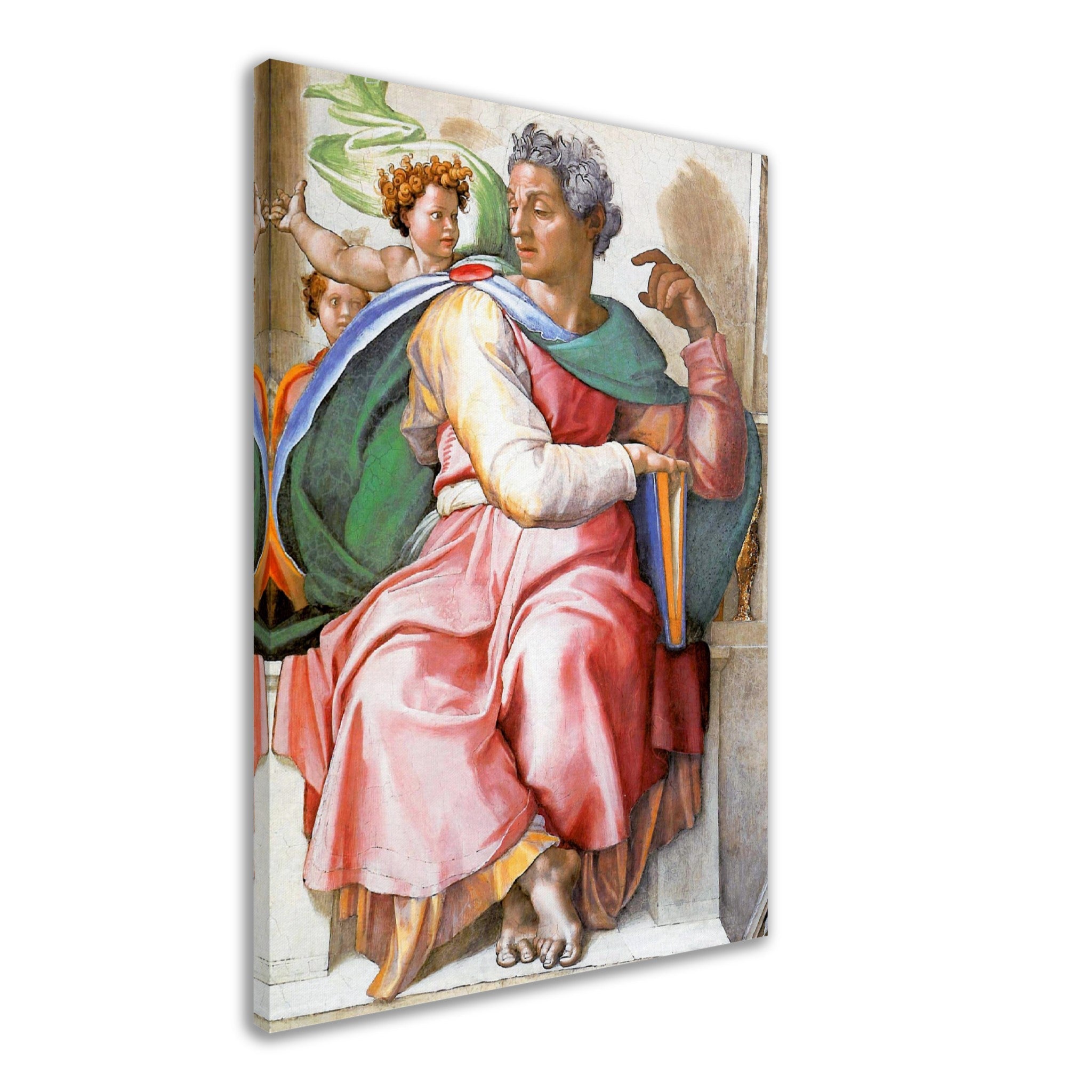 Prophet Isaiah Canvas, Michelangelo Canvas Art - Prophet Isaiah Canvas Print - WallArtPrints4U