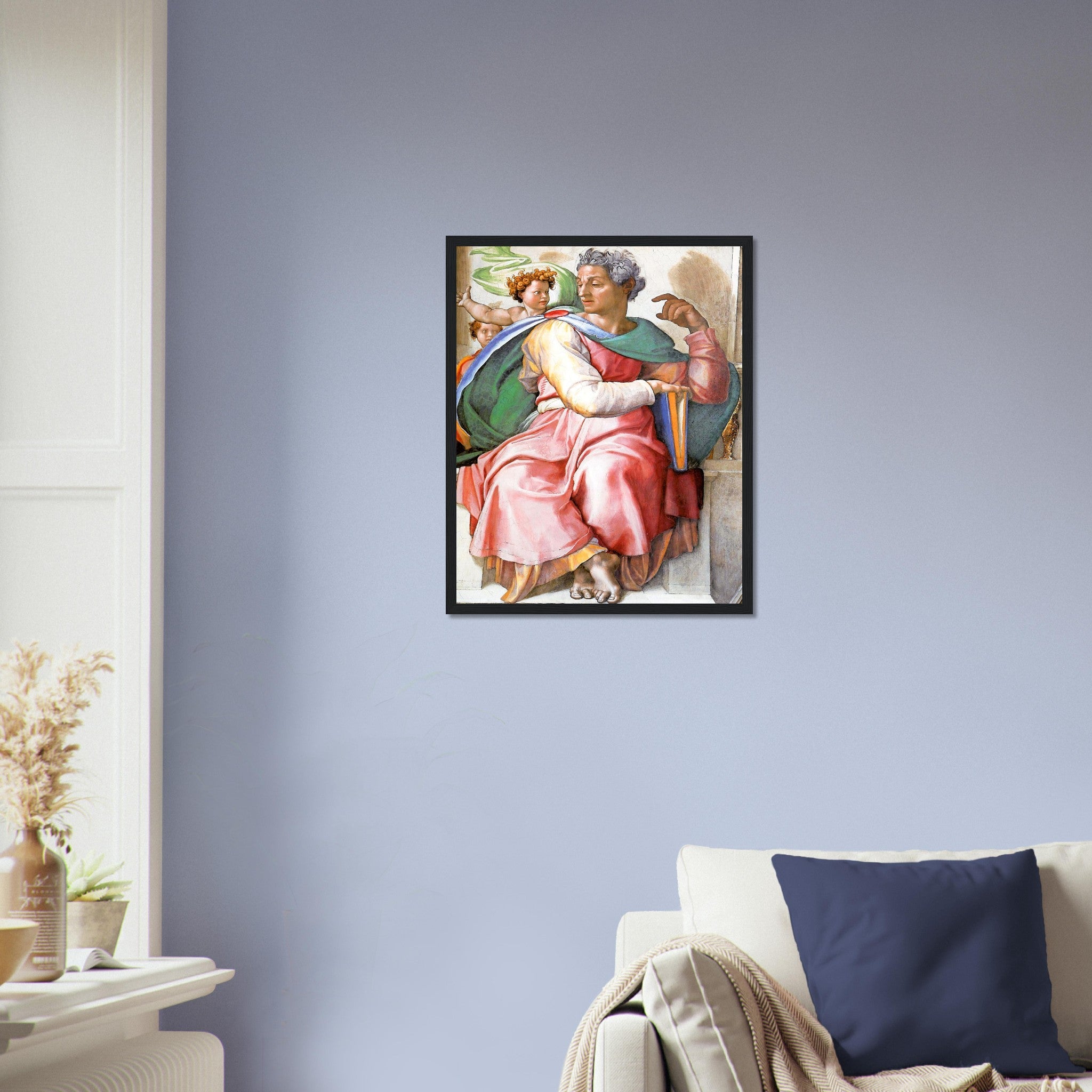 Prophet Isaiah Framed, Michelangelo Framed Art - Prophet Isaiah Framed Print - WallArtPrints4U