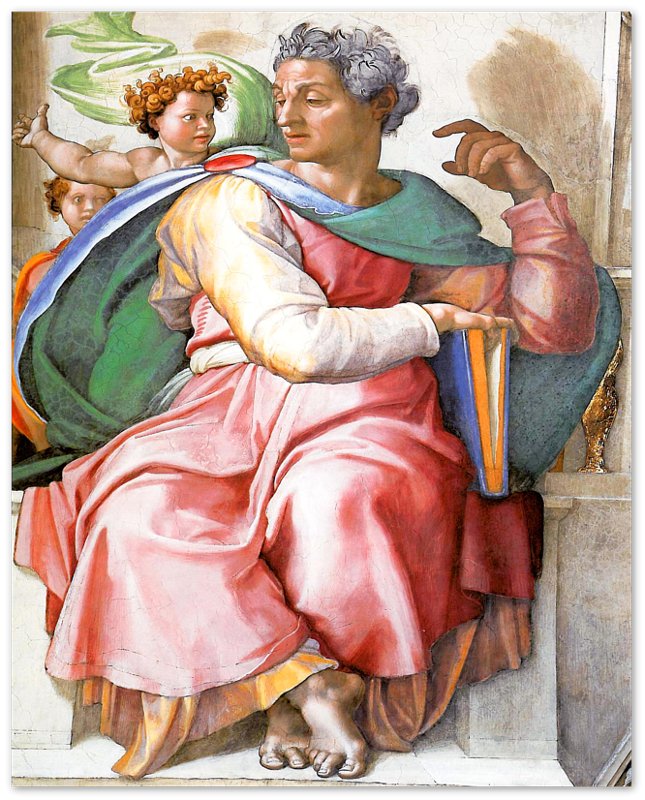 Prophet Isaiah Poster, Michelangelo Poster Art - Prophet Isaiah Print - WallArtPrints4U