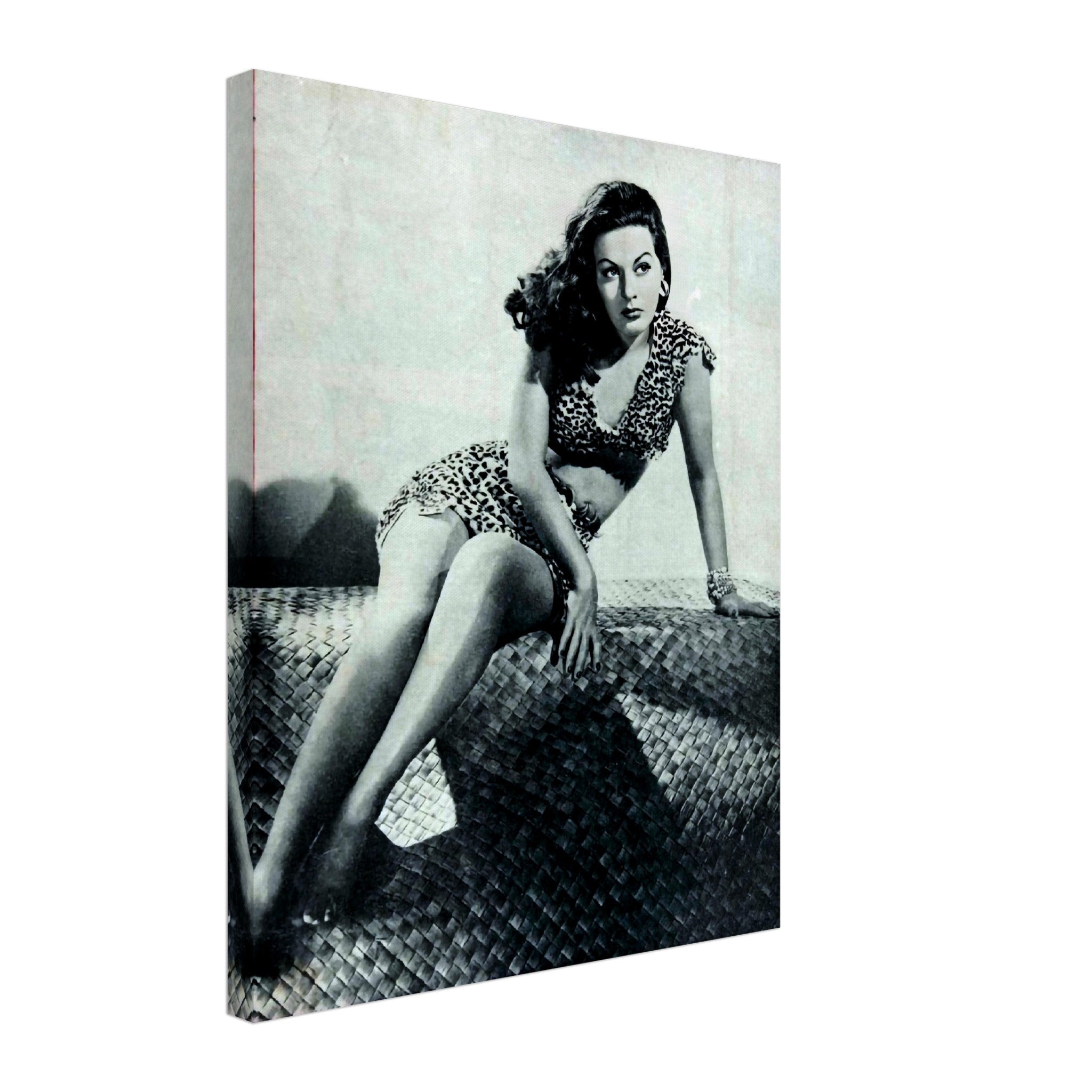 Ramsey Ames Canvas, Leading Lady 1940s, Vintage Photo - Iconic Ramsey Ames Canvas Print - WallArtPrints4U
