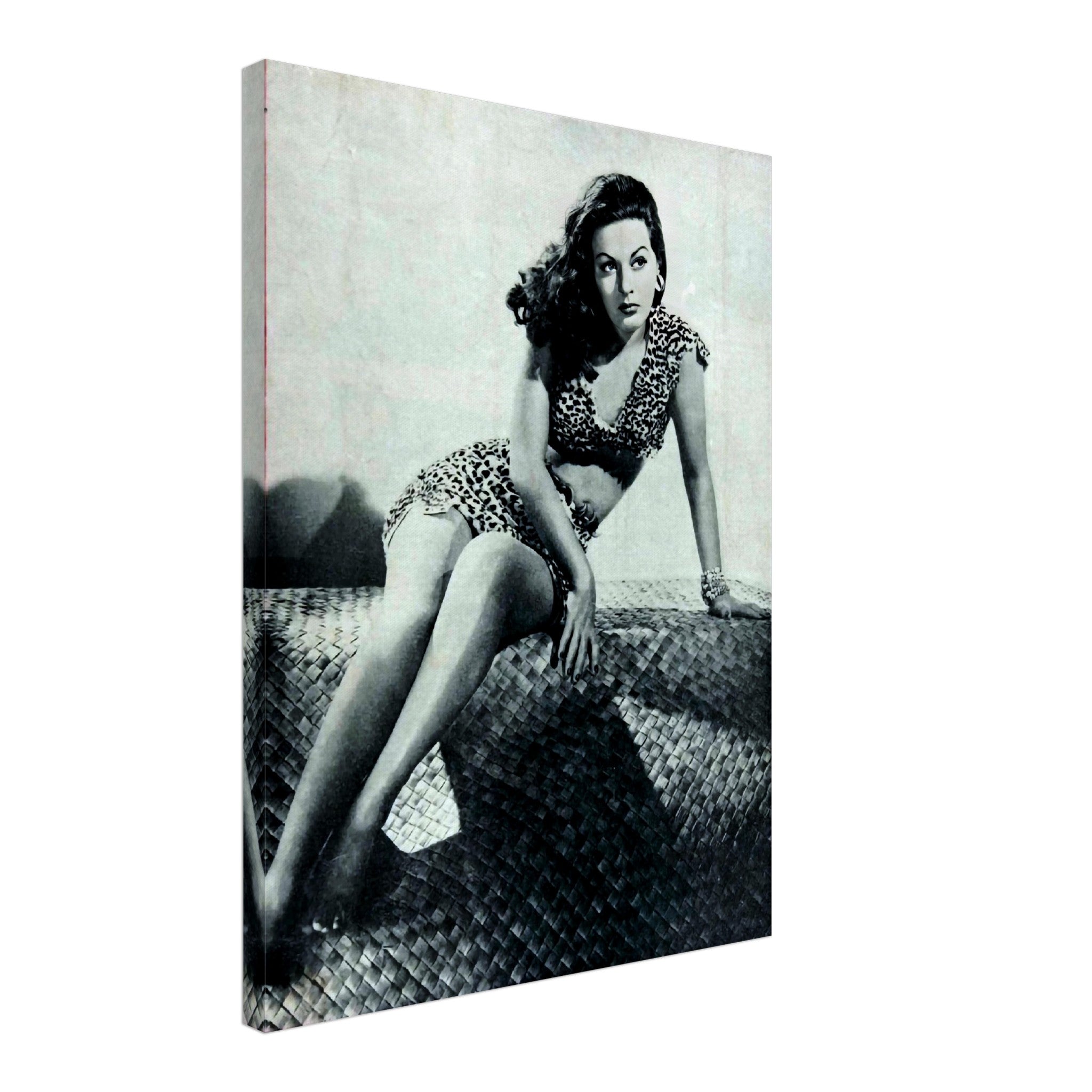 Ramsey Ames Canvas, Leading Lady 1940s, Vintage Photo - Iconic Ramsey Ames Canvas Print - WallArtPrints4U