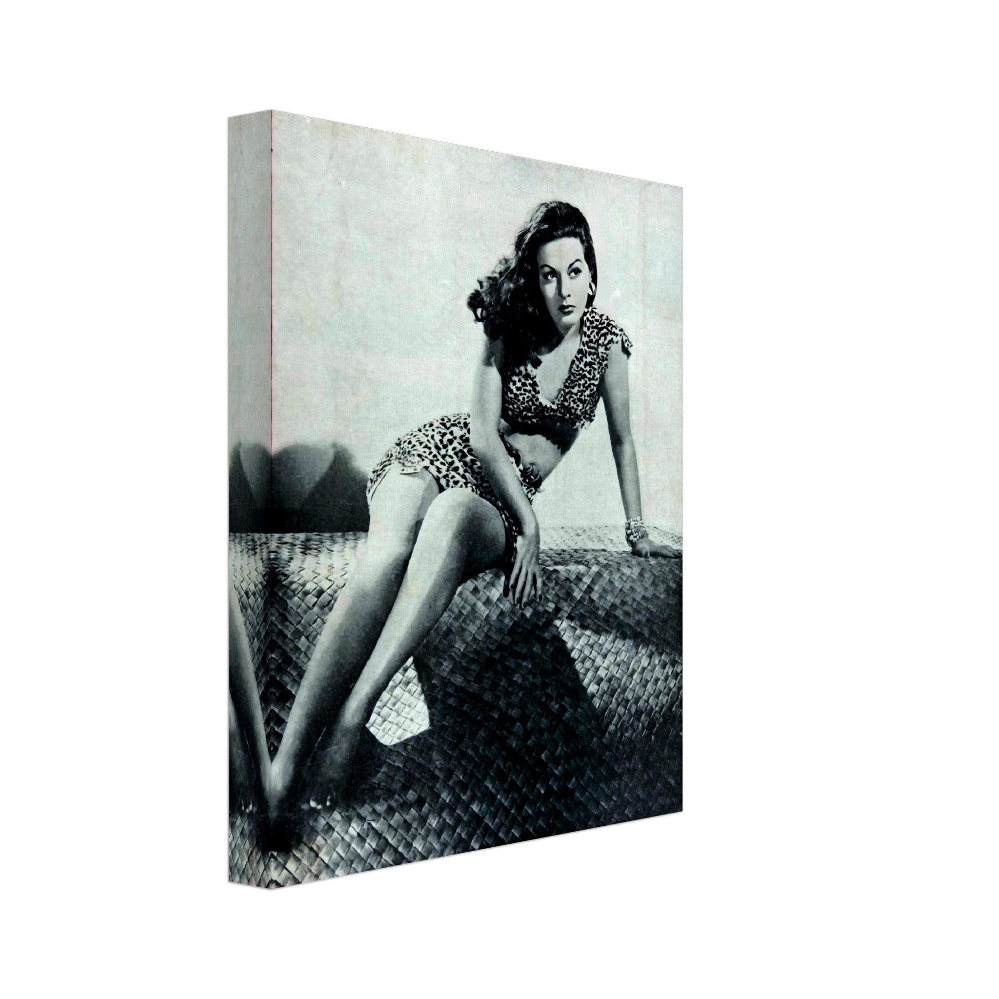 Ramsey Ames Canvas, Leading Lady 1940s, Vintage Photo - Iconic Ramsey Ames Canvas Print - WallArtPrints4U