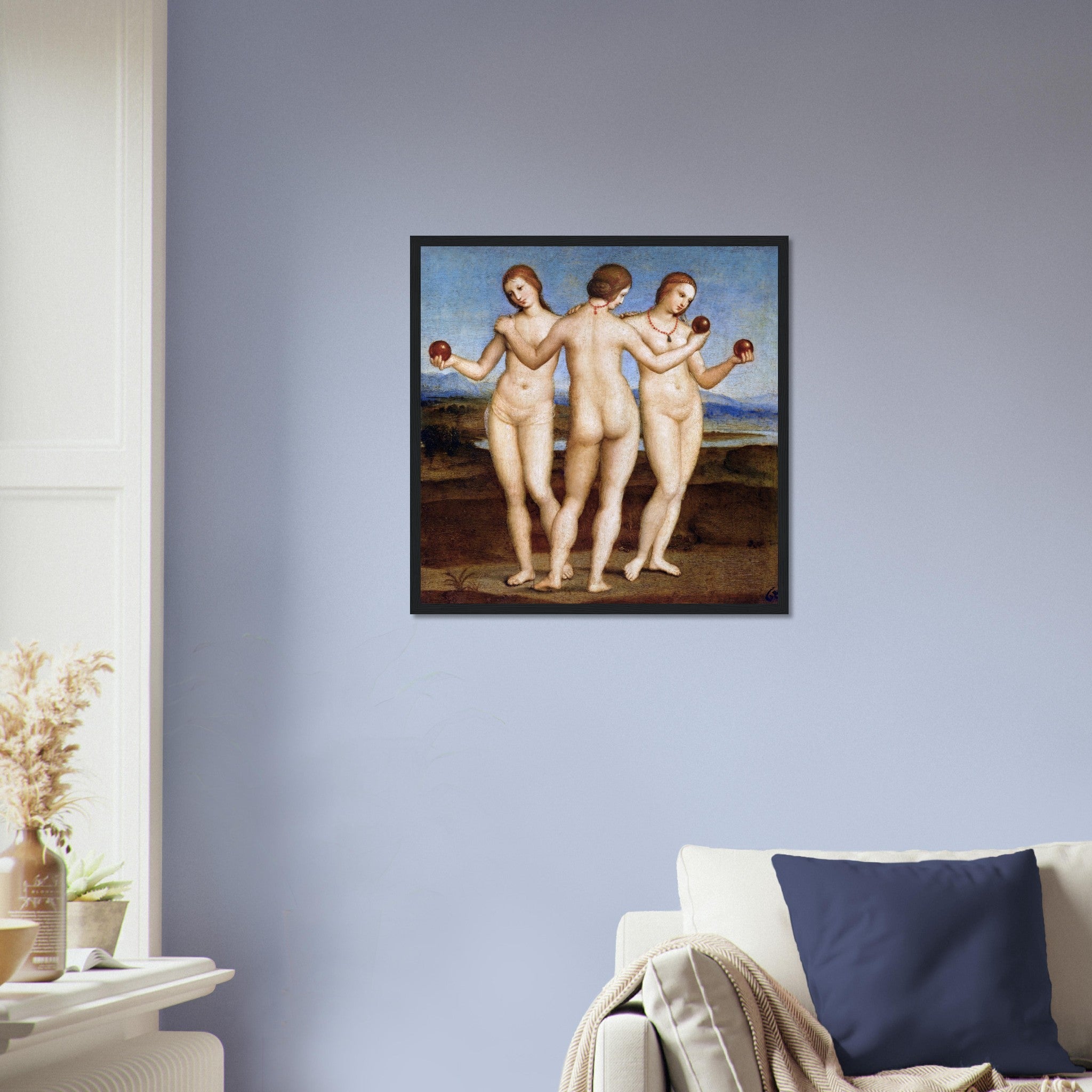 Raphael Framed Print The 3 Graces Framed - WallArtPrints4U