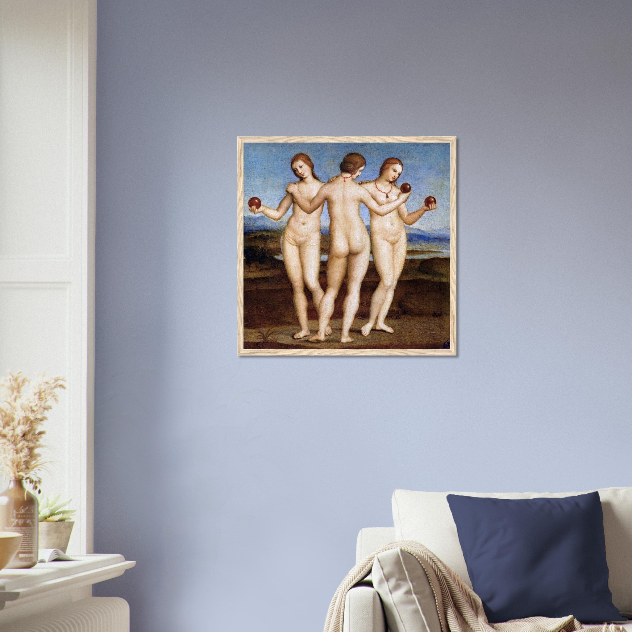 Raphael Framed Print The 3 Graces Framed - WallArtPrints4U