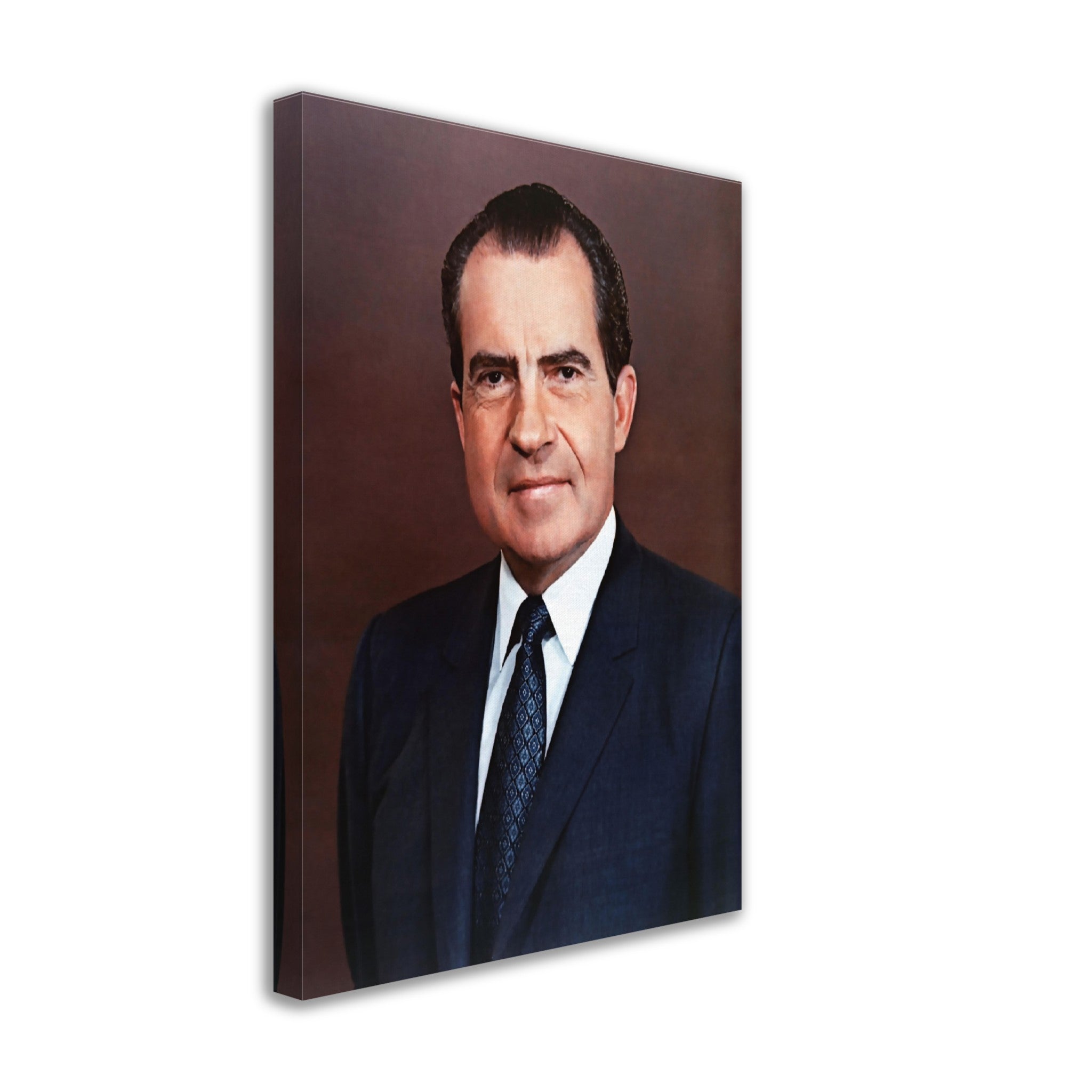 Richard Nixon Canvas, 37th President Of These United States, Vintage Photo Portrait - Richard Nixon Canvas Print - WallArtPrints4U