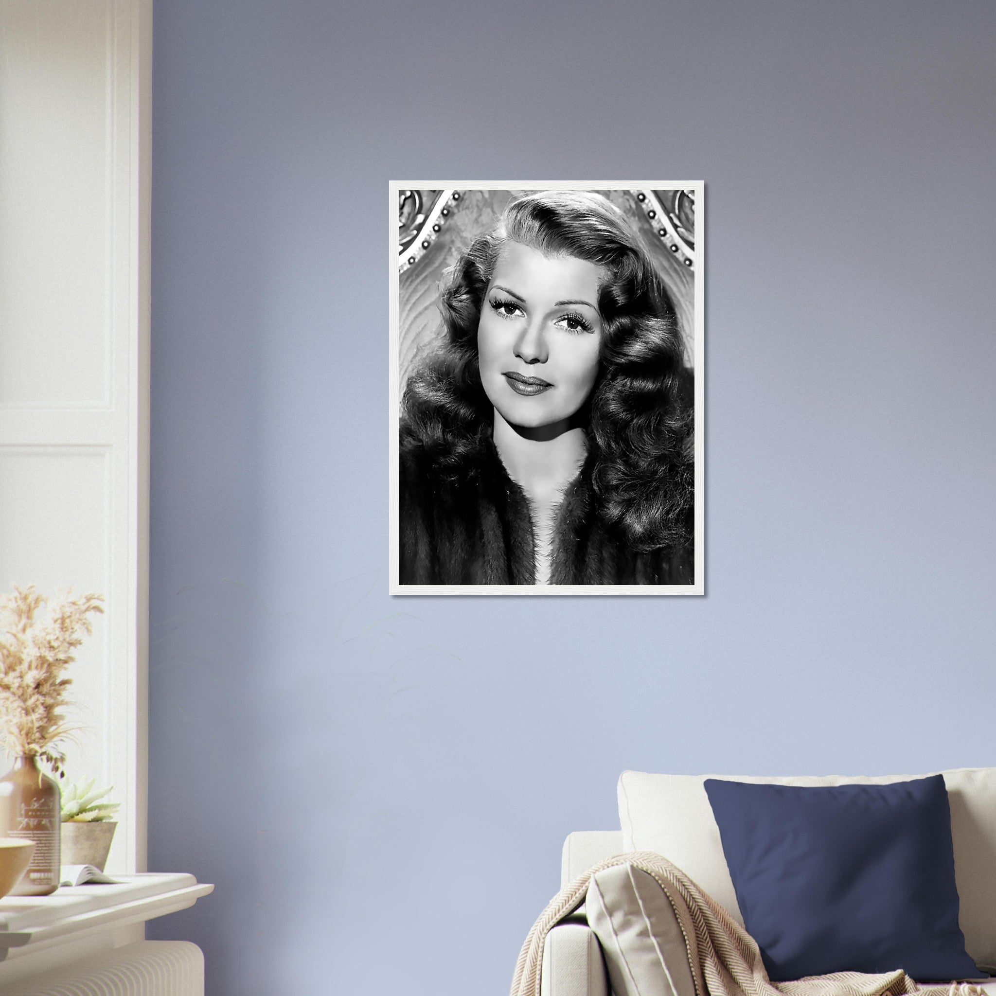 Rita Hayworth Framed, The Love Goddess, Vintage Photo - Iconic Rita Hayworth Framed Print - Hollywood Silver Screen Star - WallArtPrints4U