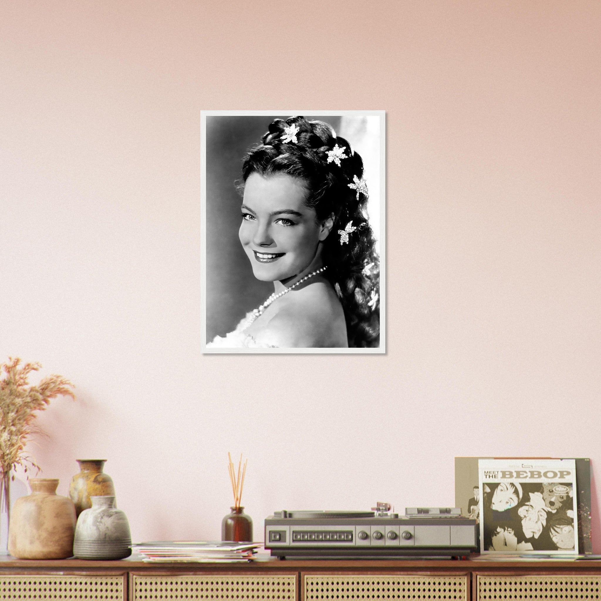Romy Schneider Framed, Sissi Trilogy, Vintage Photo, Romy Schneider Framed Print, Hollywood Silver Screen Star UK, EU USA Domestic Shipping - WallArtPrints4U