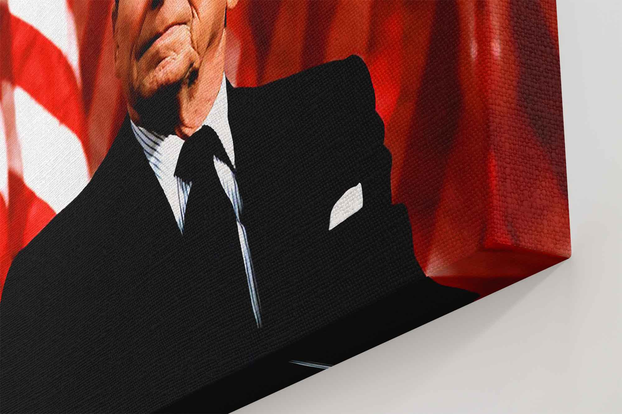 Ronald Reagan Canvas, Actor, 40th President, Vintage Photo - Iconic Ronald Reagan Canvas Print - WallArtPrints4U