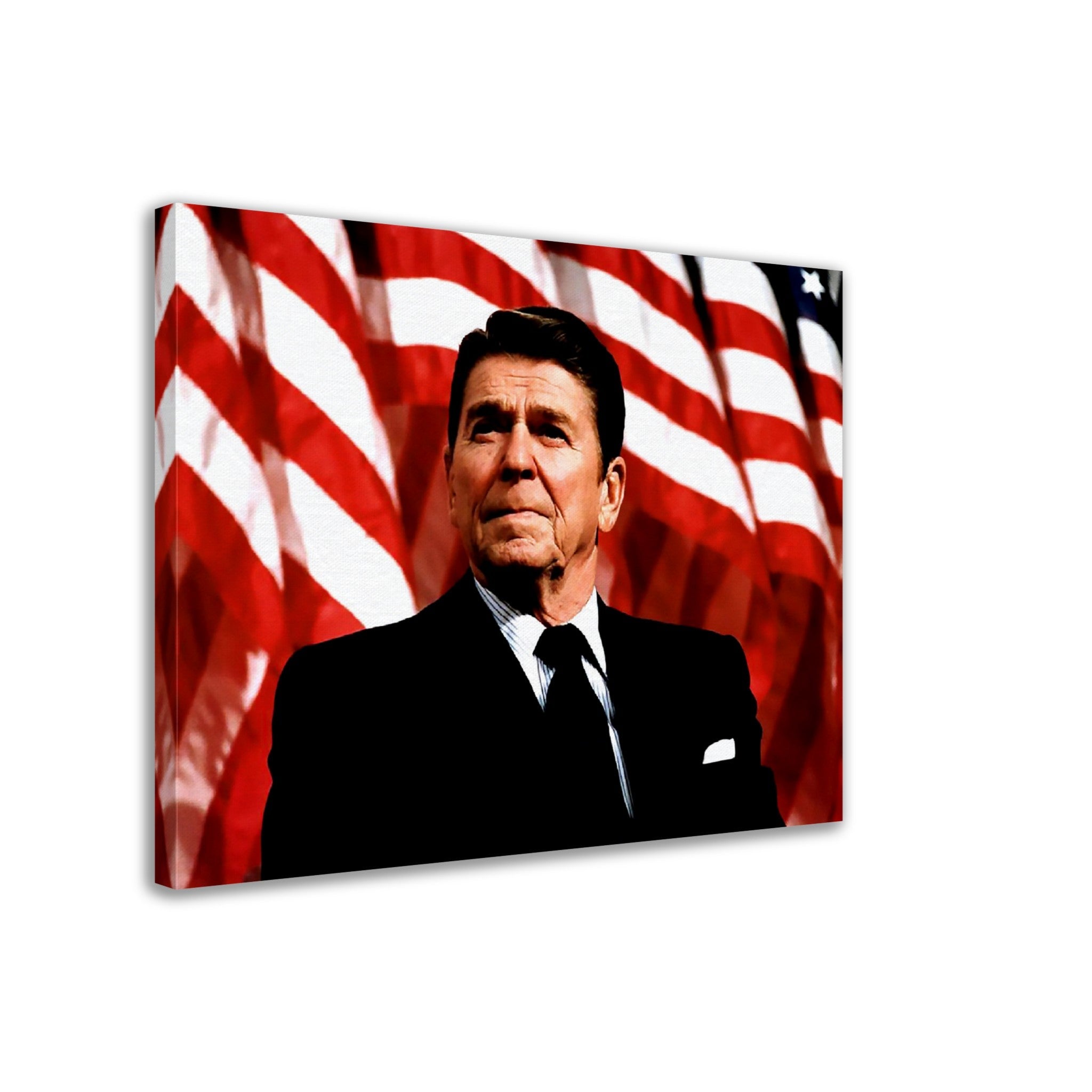 Ronald Reagan Canvas, Actor, 40th President, Vintage Photo - Iconic Ronald Reagan Canvas Print - WallArtPrints4U