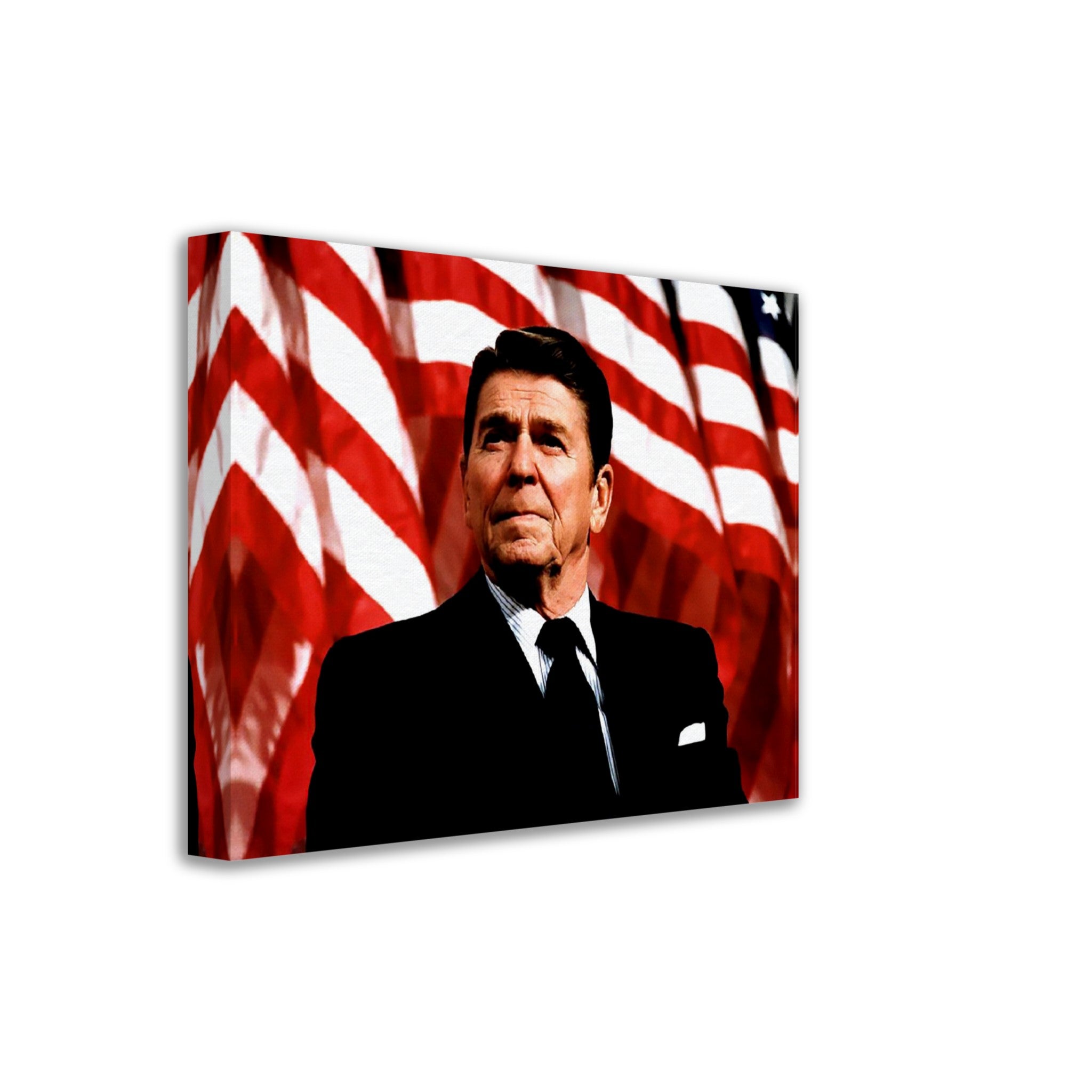 Ronald Reagan Canvas, Actor, 40th President, Vintage Photo - Iconic Ronald Reagan Canvas Print - WallArtPrints4U