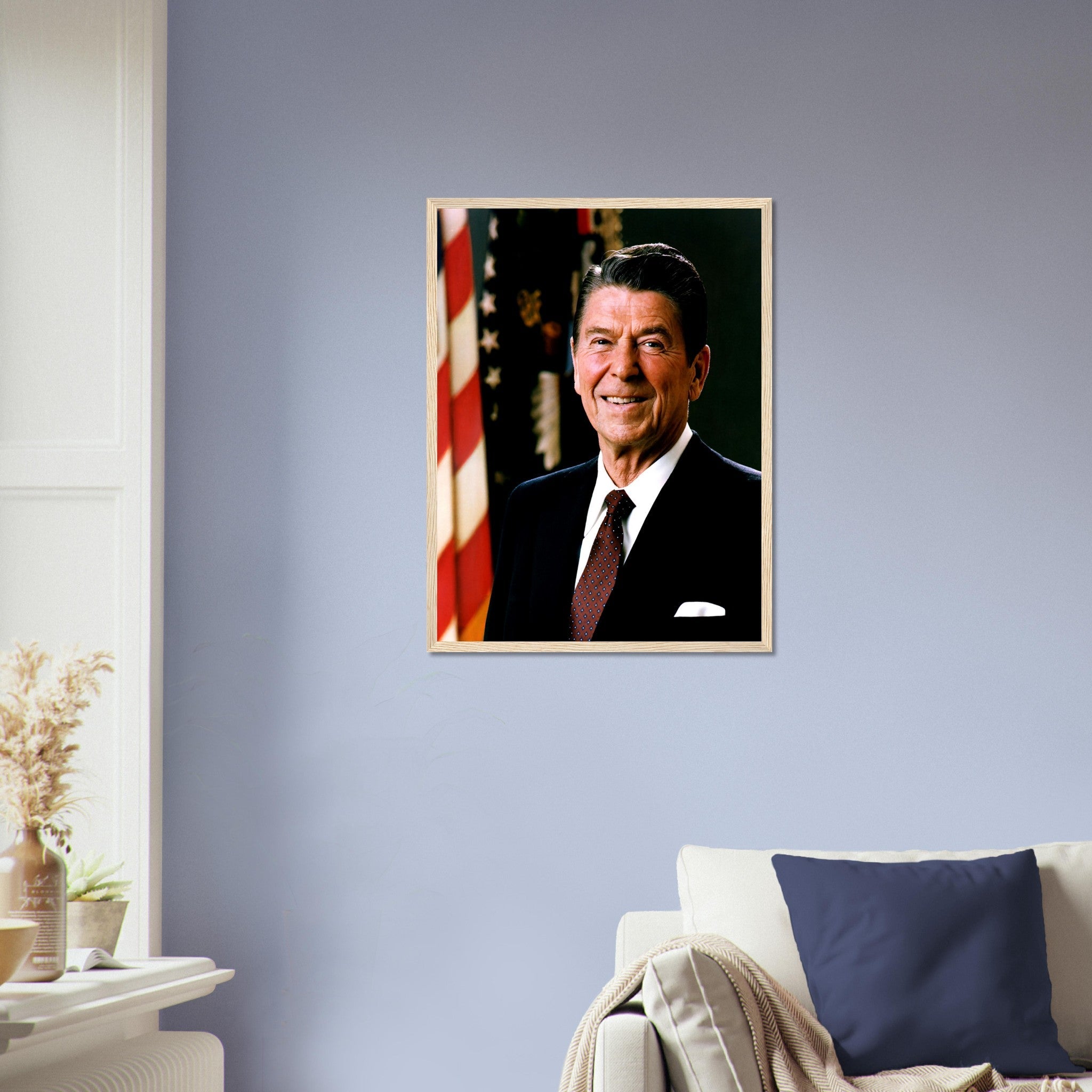 Ronald Reagan Framed, Actor, 40th President, Vintage Photo - Iconic Ronald Reagan Framed Print - WallArtPrints4U