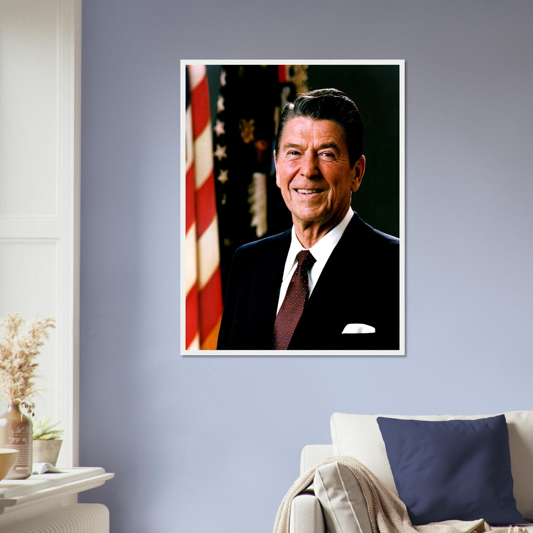 Ronald Reagan Framed, Actor, 40th President, Vintage Photo - Iconic Ronald Reagan Framed Print - WallArtPrints4U