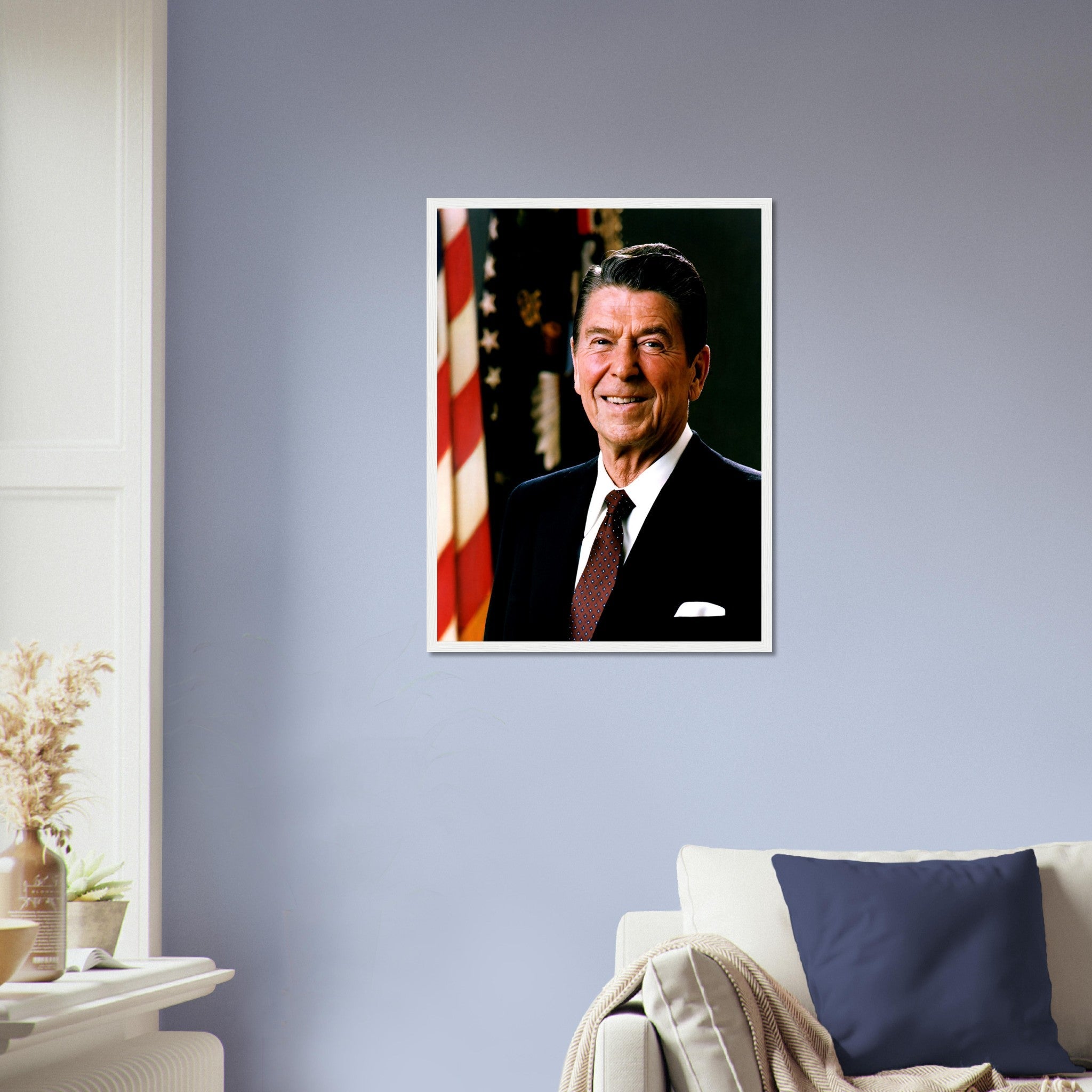Ronald Reagan Framed, Actor, 40th President, Vintage Photo - Iconic Ronald Reagan Framed Print - WallArtPrints4U