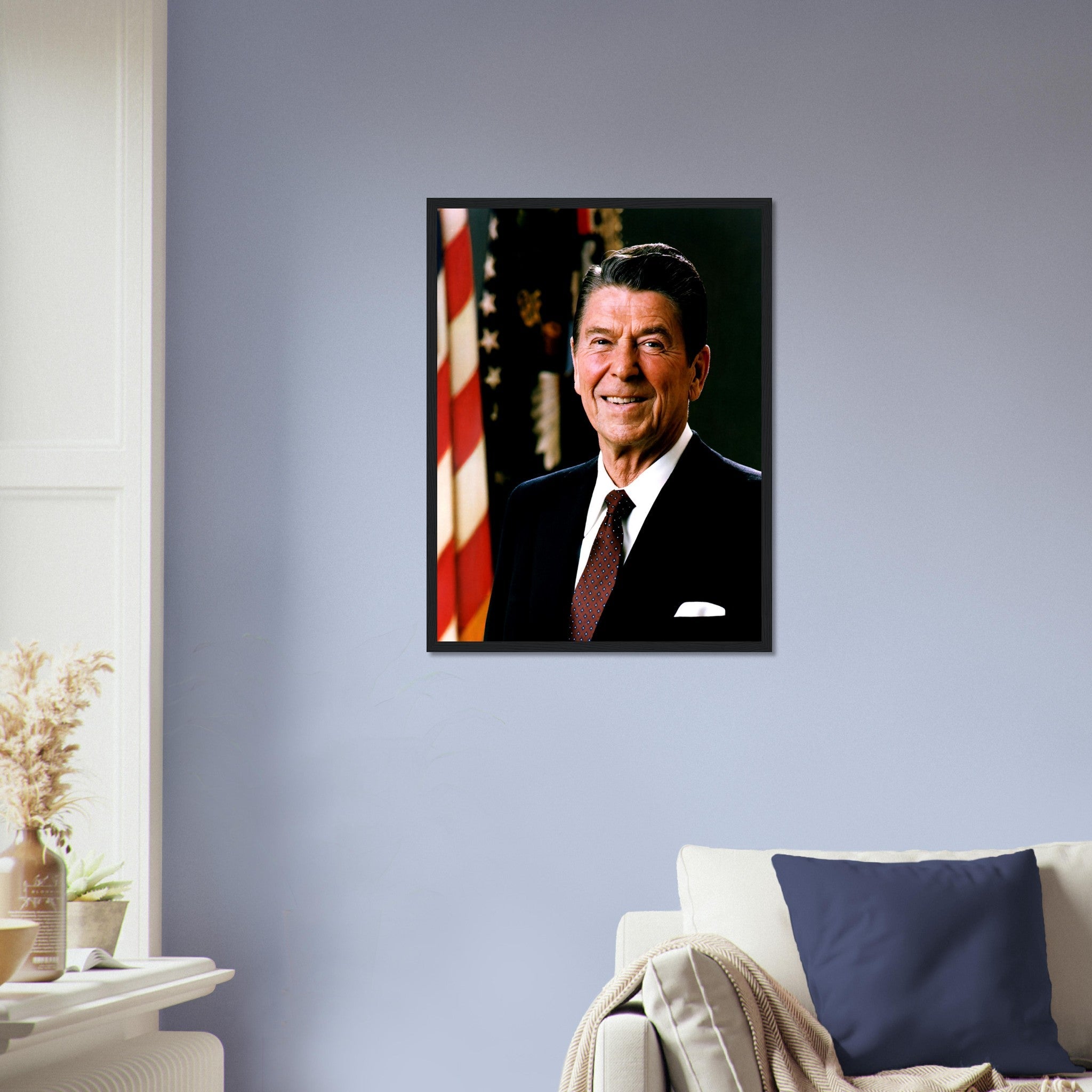 Ronald Reagan Framed, Actor, 40th President, Vintage Photo - Iconic Ronald Reagan Framed Print - WallArtPrints4U