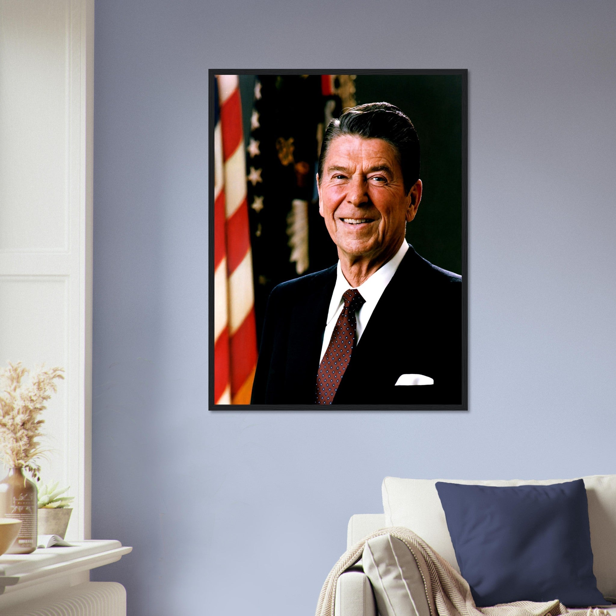 Ronald Reagan Framed, Actor, 40th President, Vintage Photo - Iconic Ronald Reagan Framed Print - WallArtPrints4U